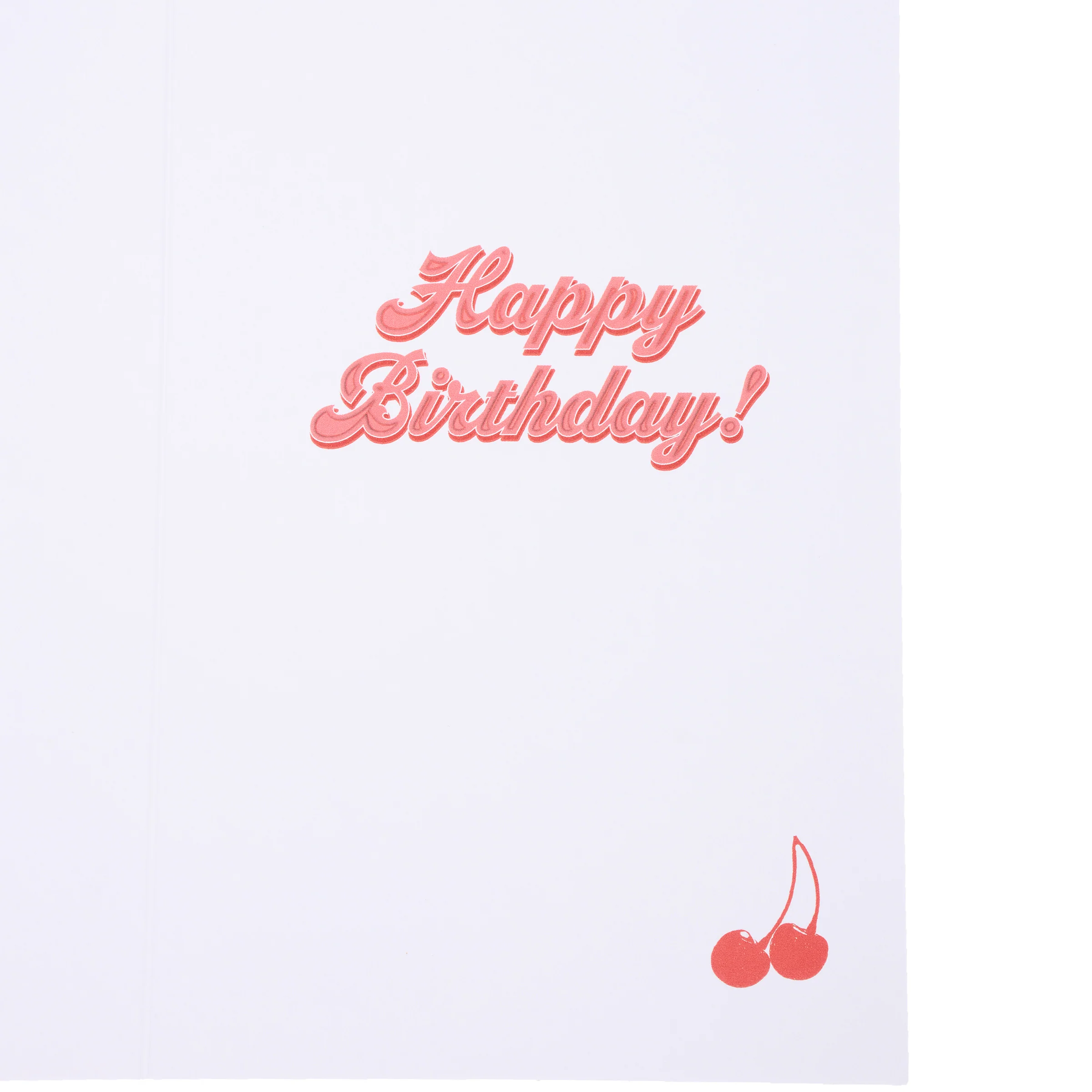 Only Sluts Are Born This Month Funny Birthday Card | Retro Cherry Sassy Greeting Card - Image 3