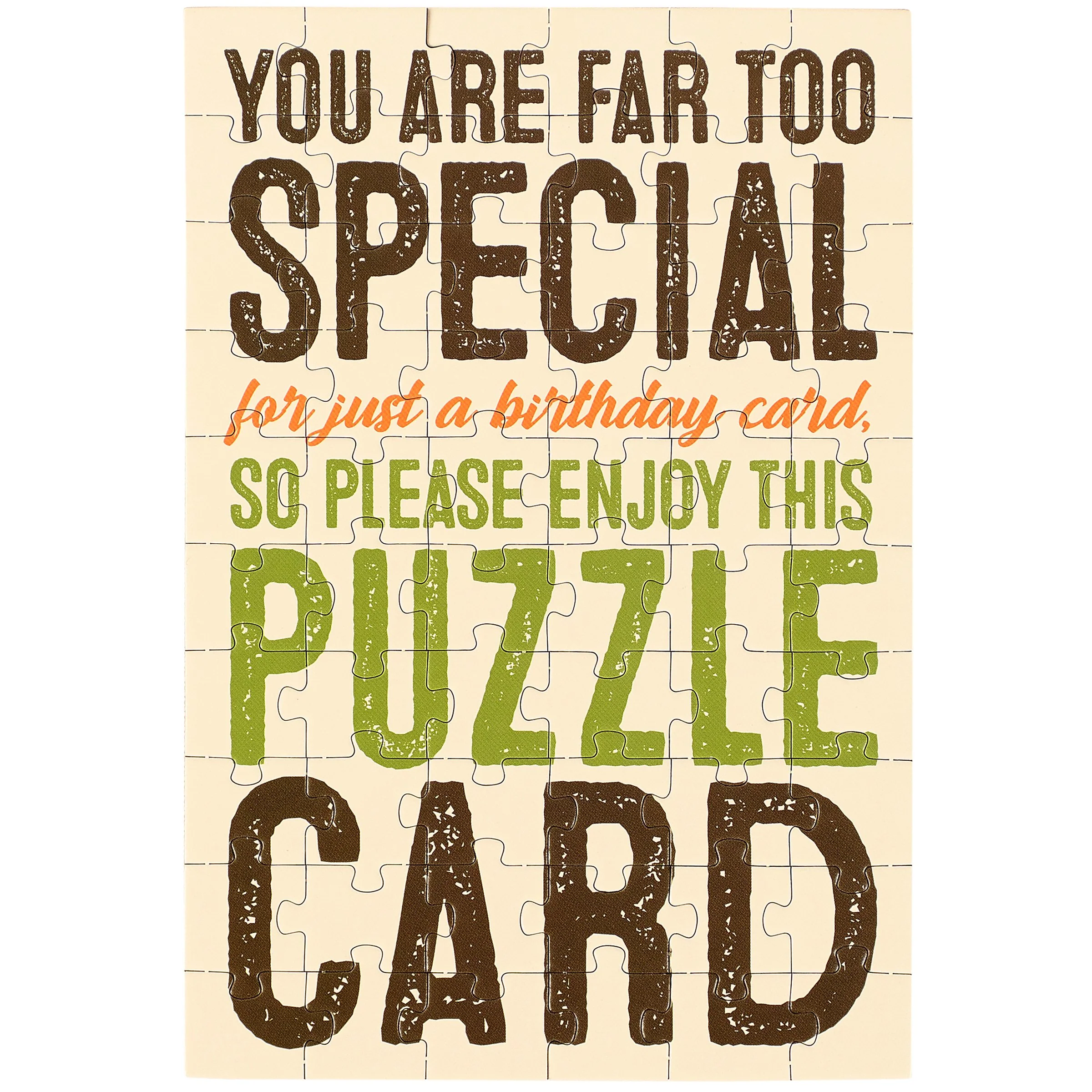 Far Too Special Birthday Puzzle Card | Unique Interactive Greeting Card Gift - Image 2