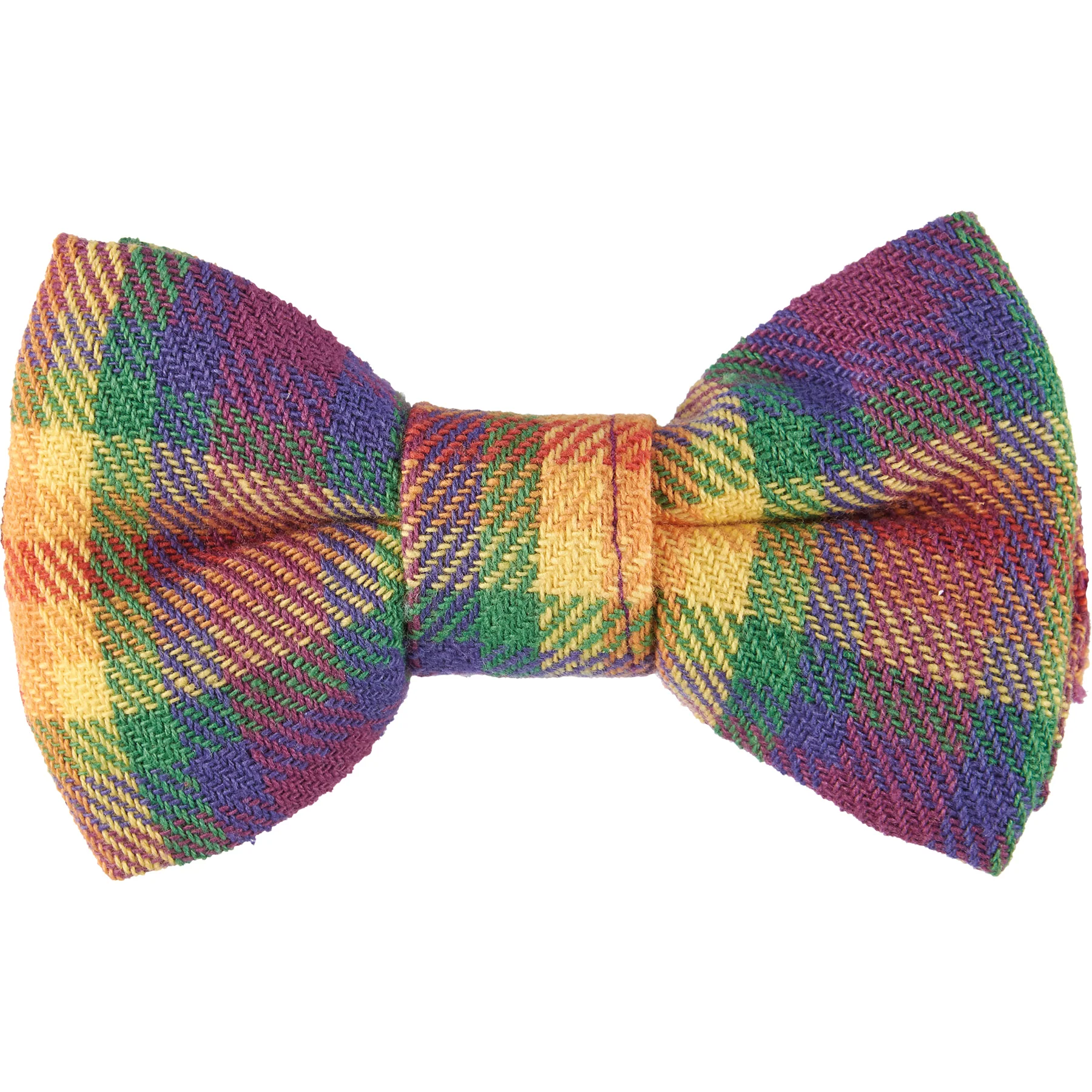Rainbow Plaid Pet Bow Tie Set | LGBTQ Pride Pet Accessories | Gift For Cat/Dog Lover - Image 8
