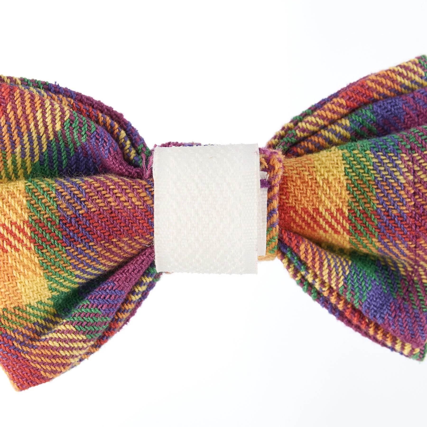 Rainbow Plaid Pet Bow Tie Set | LGBTQ Pride Pet Accessories | Gift For Cat/Dog Lover - Image 9