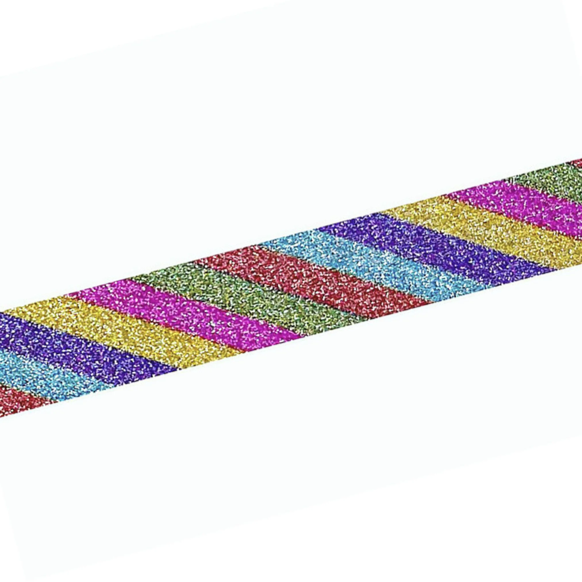 Rainbow Stripe Glitter Washi Tape - Image 3