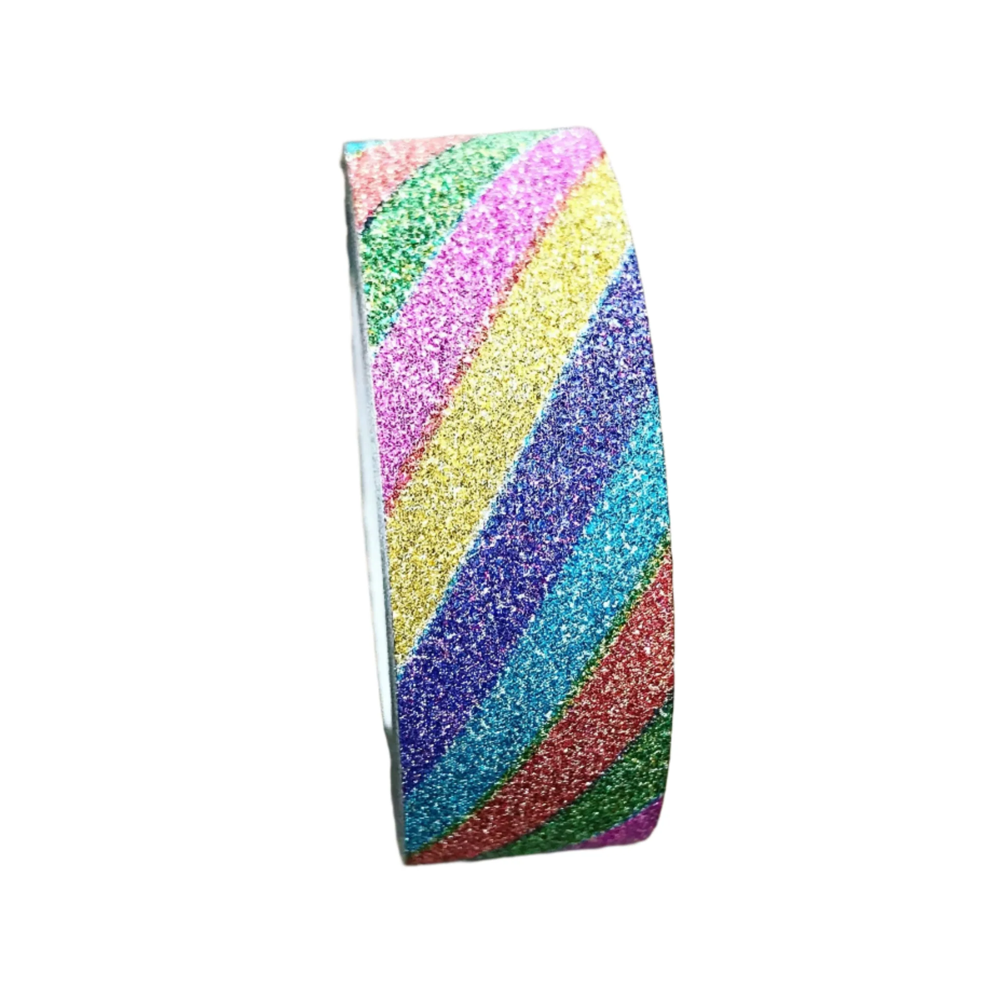 Rainbow Stripe Glitter Washi Tape - Image 5