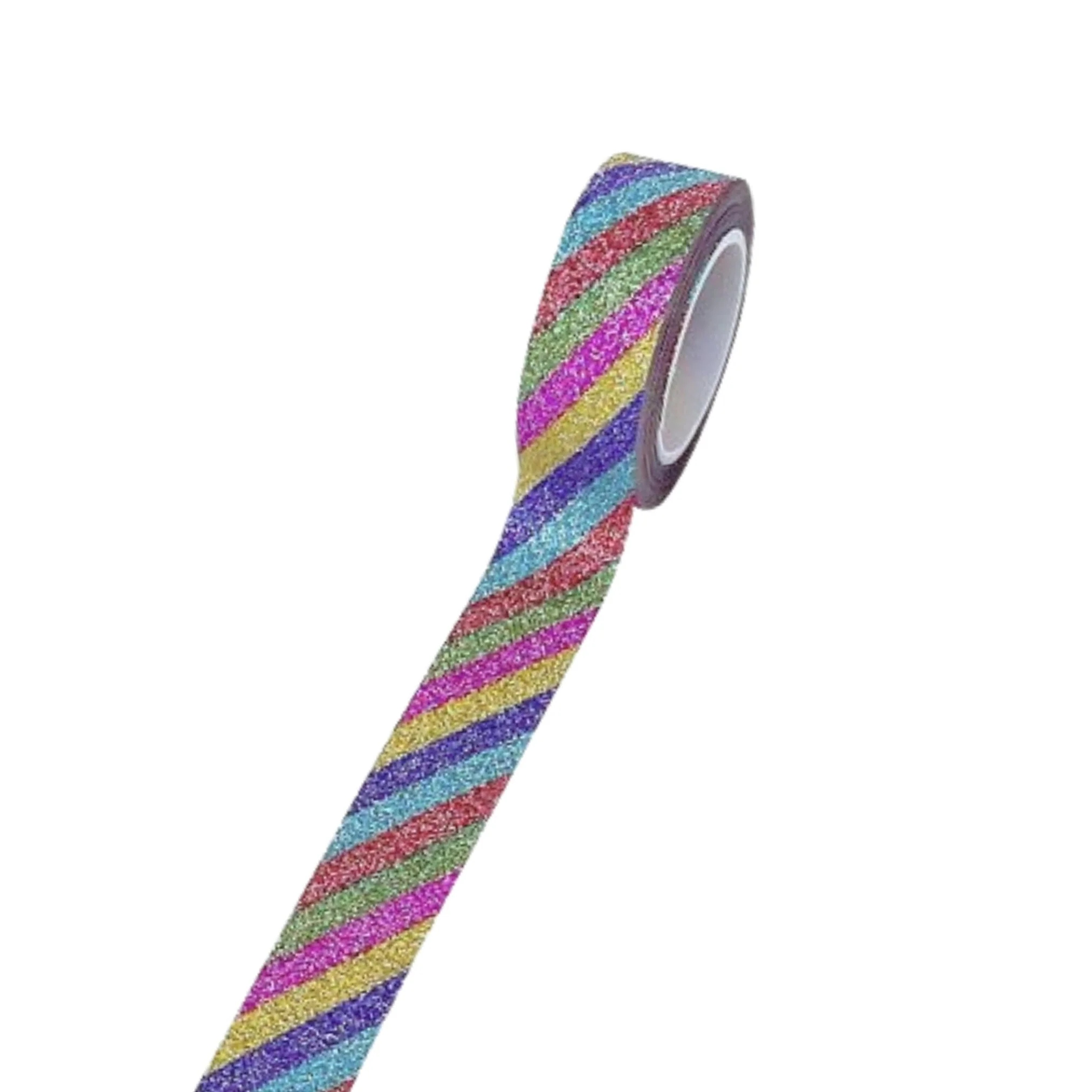 Rainbow Stripe Glitter Washi Tape - Image 7