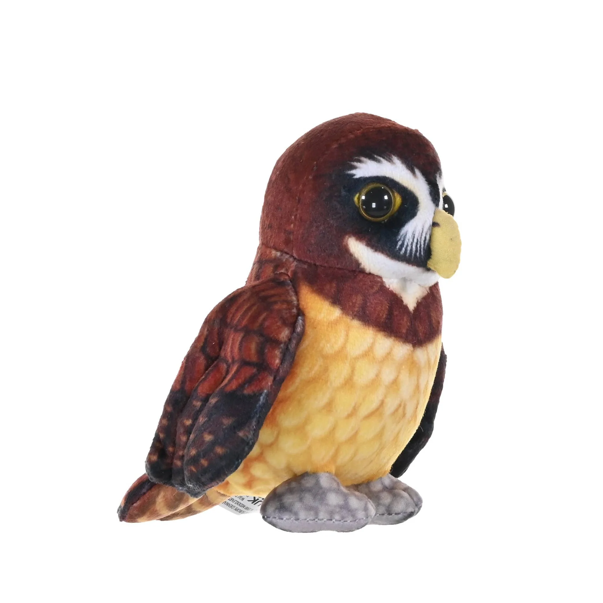 Rainforest Spectacled Owl Stuffed Animal 4.5" - Image 3