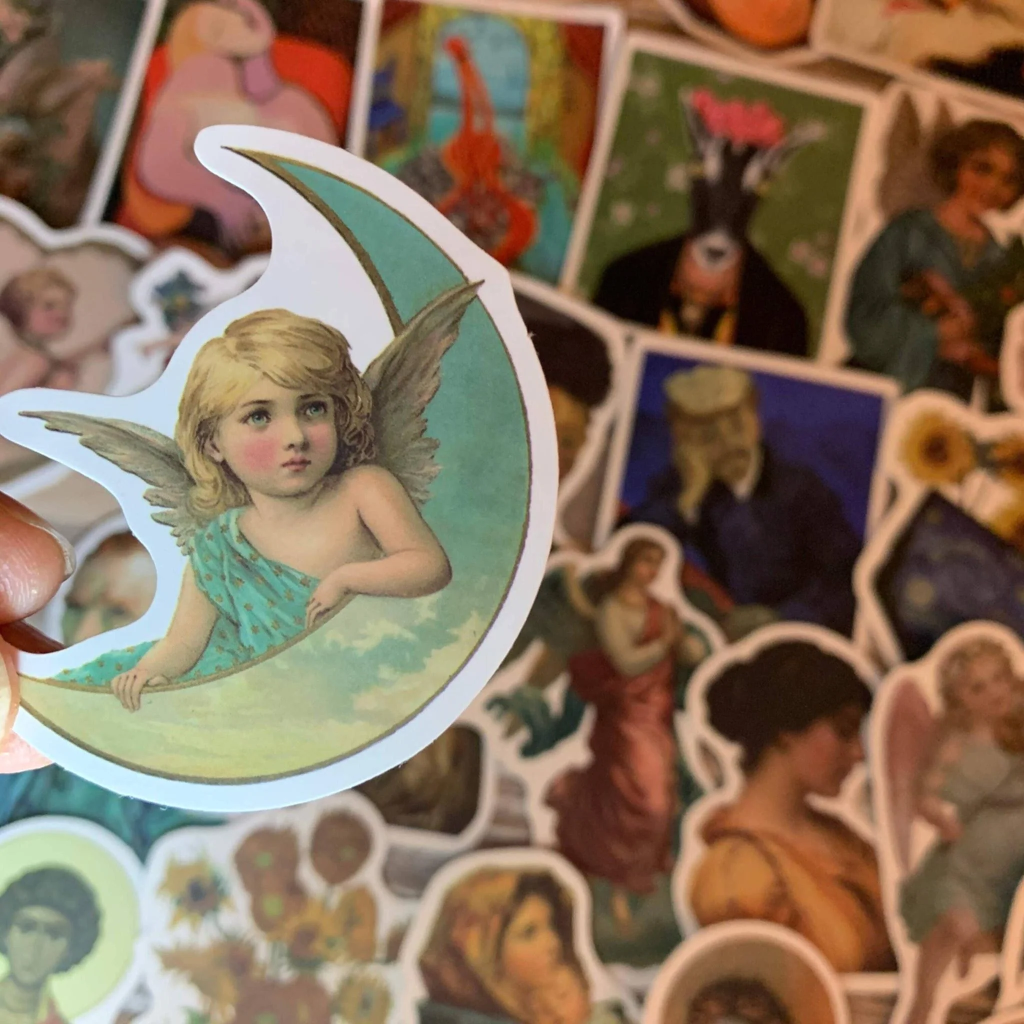 Random Art Stickers Pack | 20 Assorted Stickers of Famous Paintings - Image 4