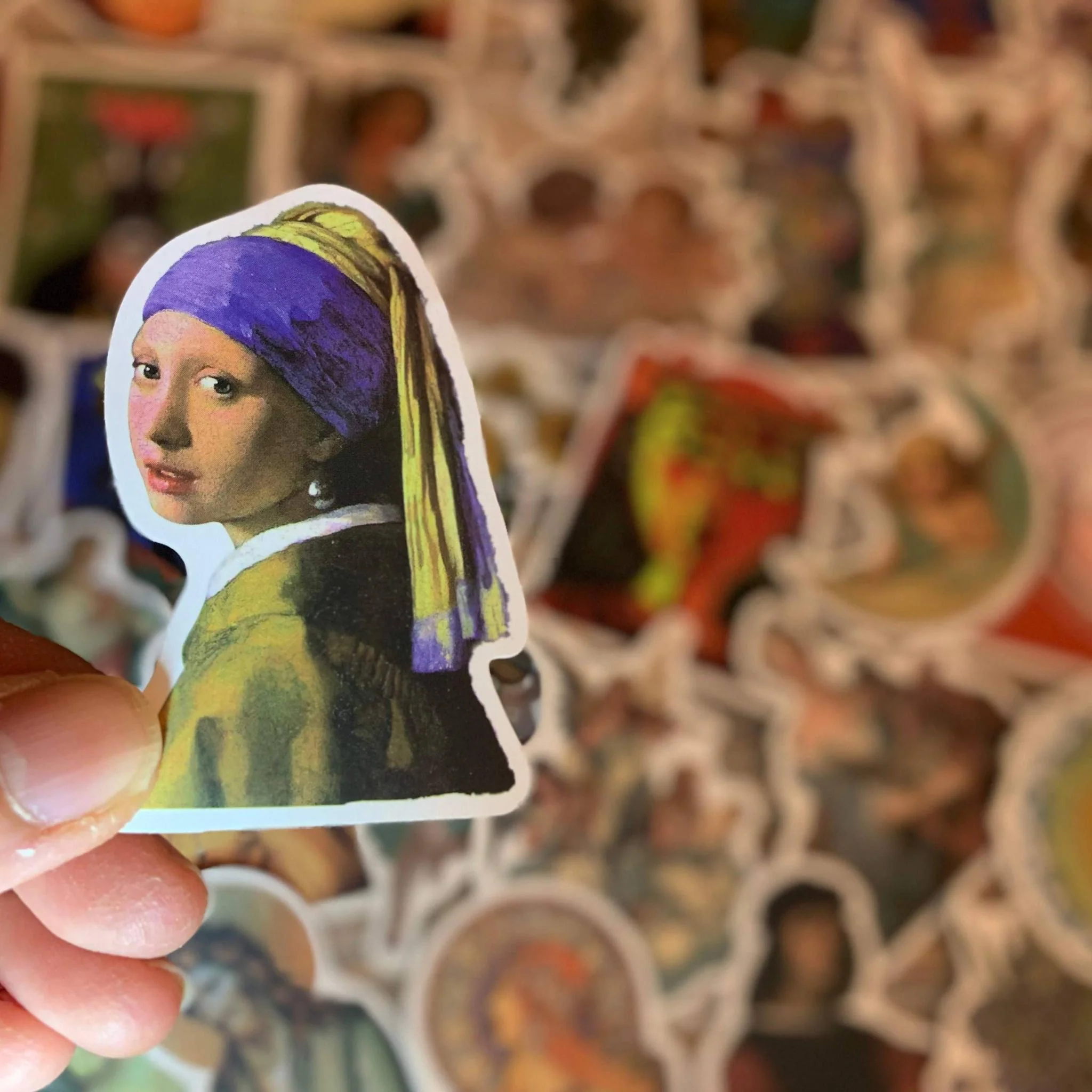 Random Art Stickers Pack | 20 Assorted Stickers of Famous Paintings - Image 5