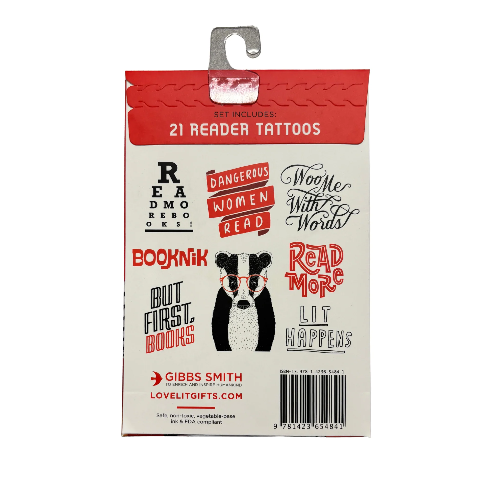 Dangerous Women Read Temporary Tattoos | Pack of 21 Tattoos | Book Lovers Bibliophile Gift - Image 4
