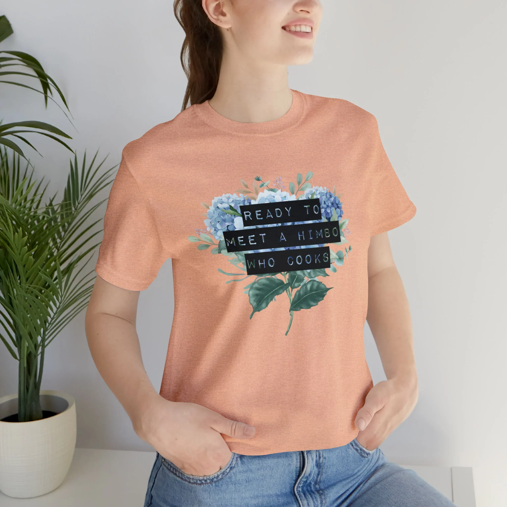 Ready To Meet a Himbo Who Cooks Jersey Short Sleeve Tee [Multiple Color Options] - Image 6