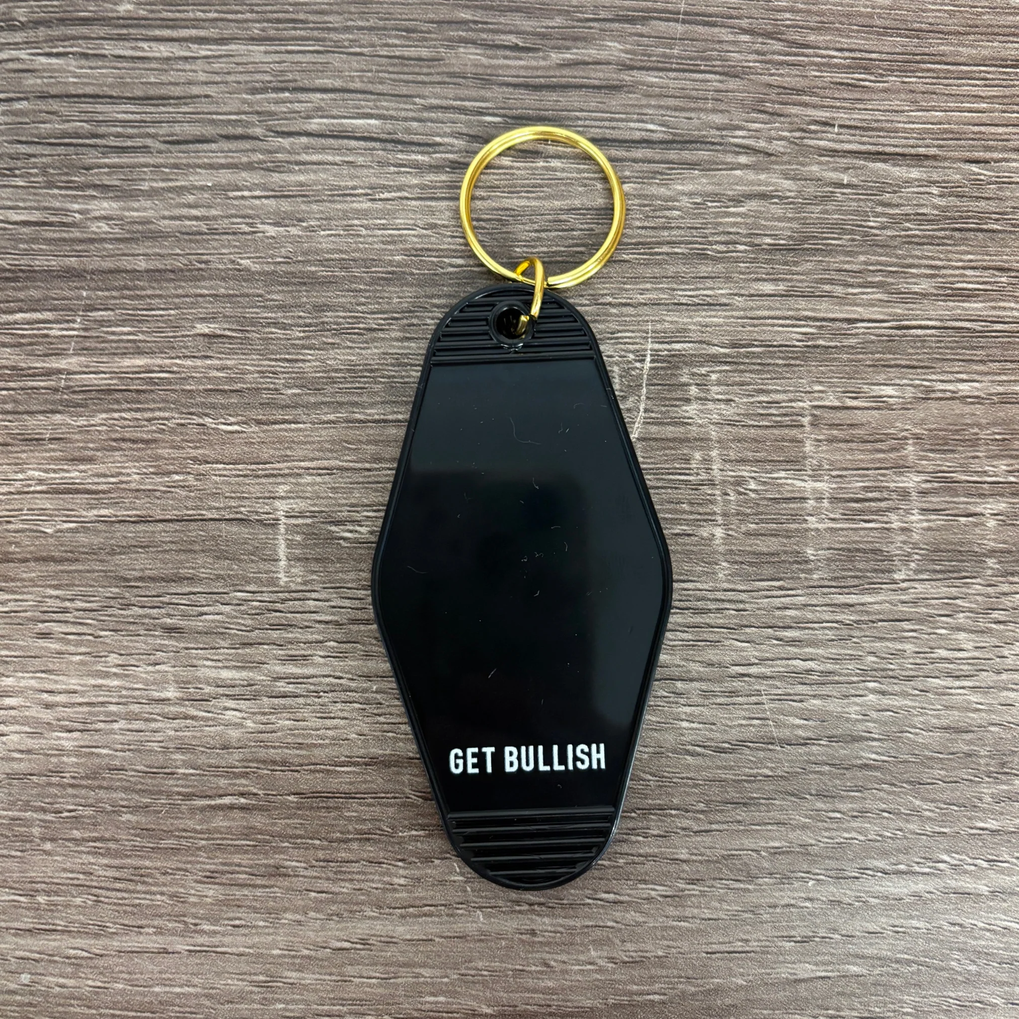 Real Americans Fight Fascists Not Become Them Motel Style Keychain in Black - Image 6