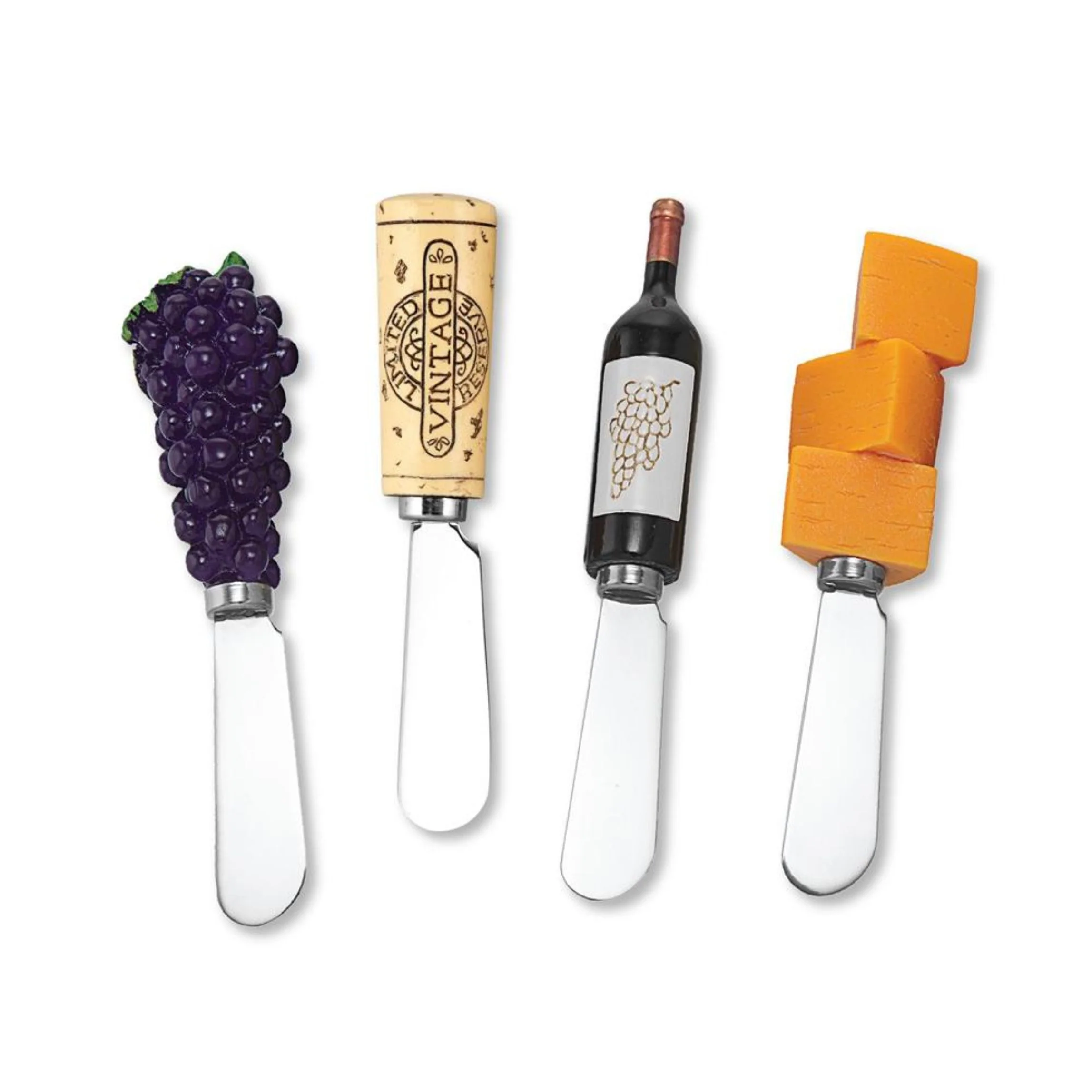 Red Wine Tasting Polyresin Cheese Spreader | Barware Wine Cheese Lover Gifts - Image 2