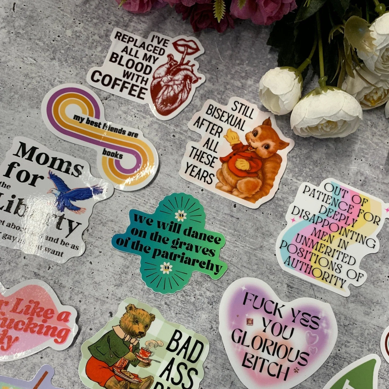 I've Replaced All My Blood With Coffee Vinyl Sticker | Coffee Lover - Image 6