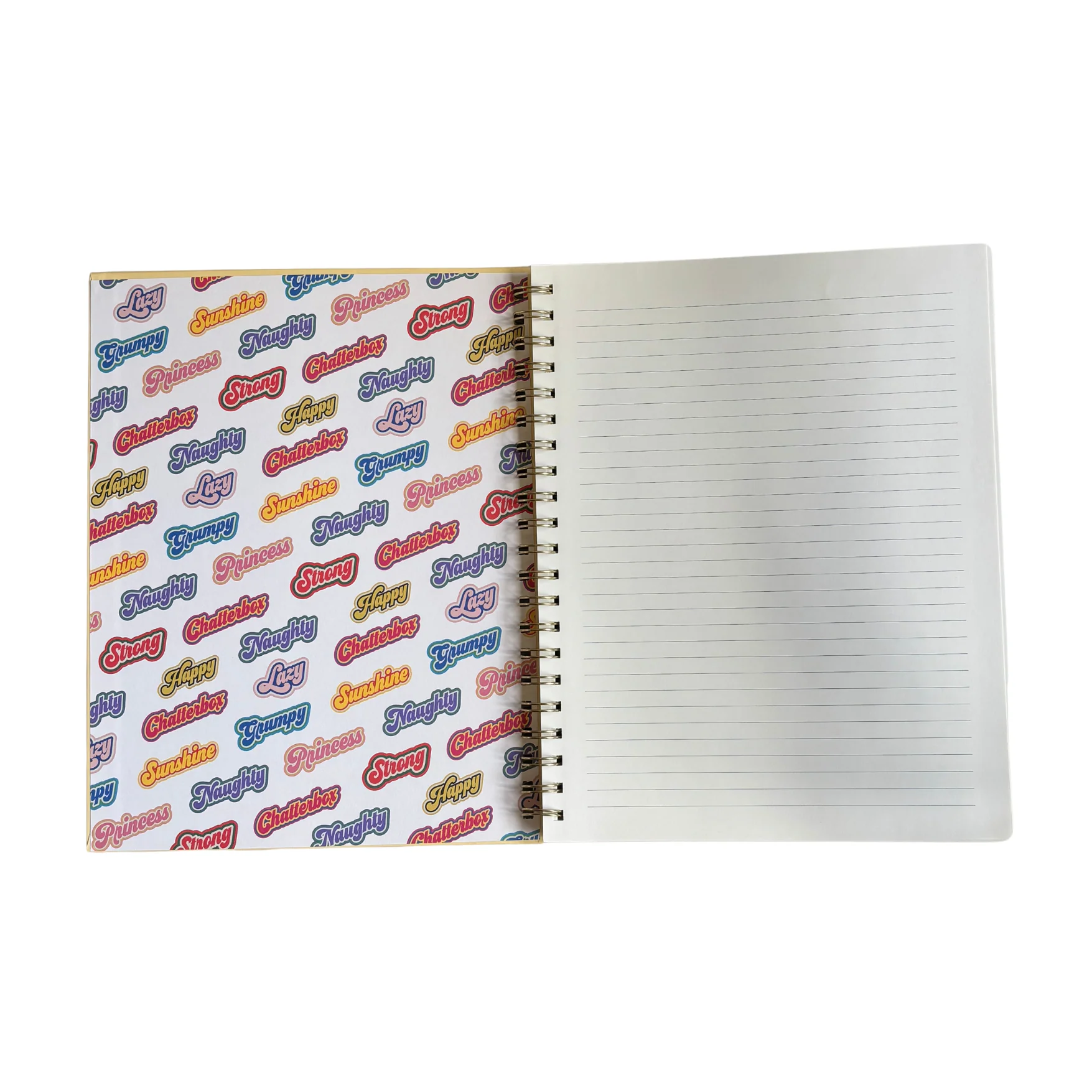 Retro 1970s 1980s Little Miss and Mr. Men Full Size Hardcover Spiral Notebook So Many Feelings | Hardcover Journal - Image 6