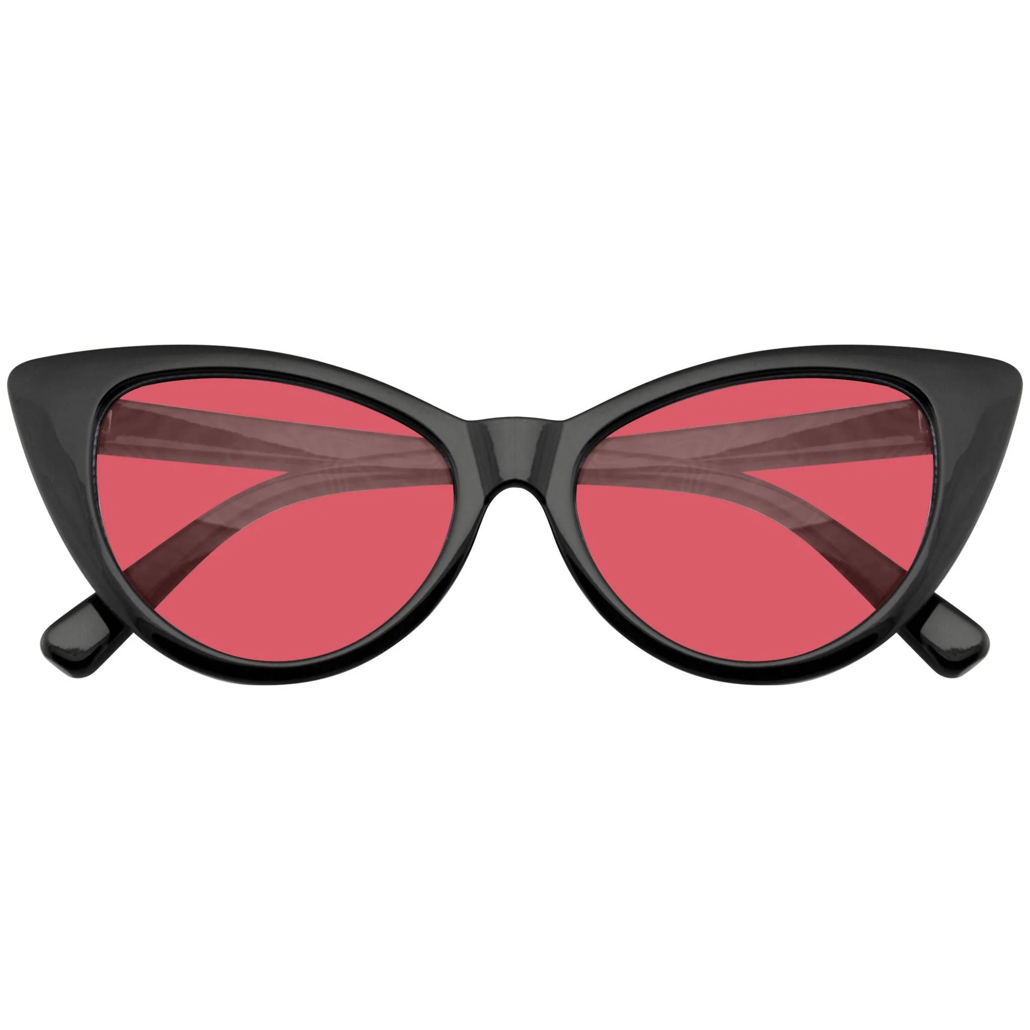 Retro 1990's Black Cat Eye Women's Sunglasses - Image 3