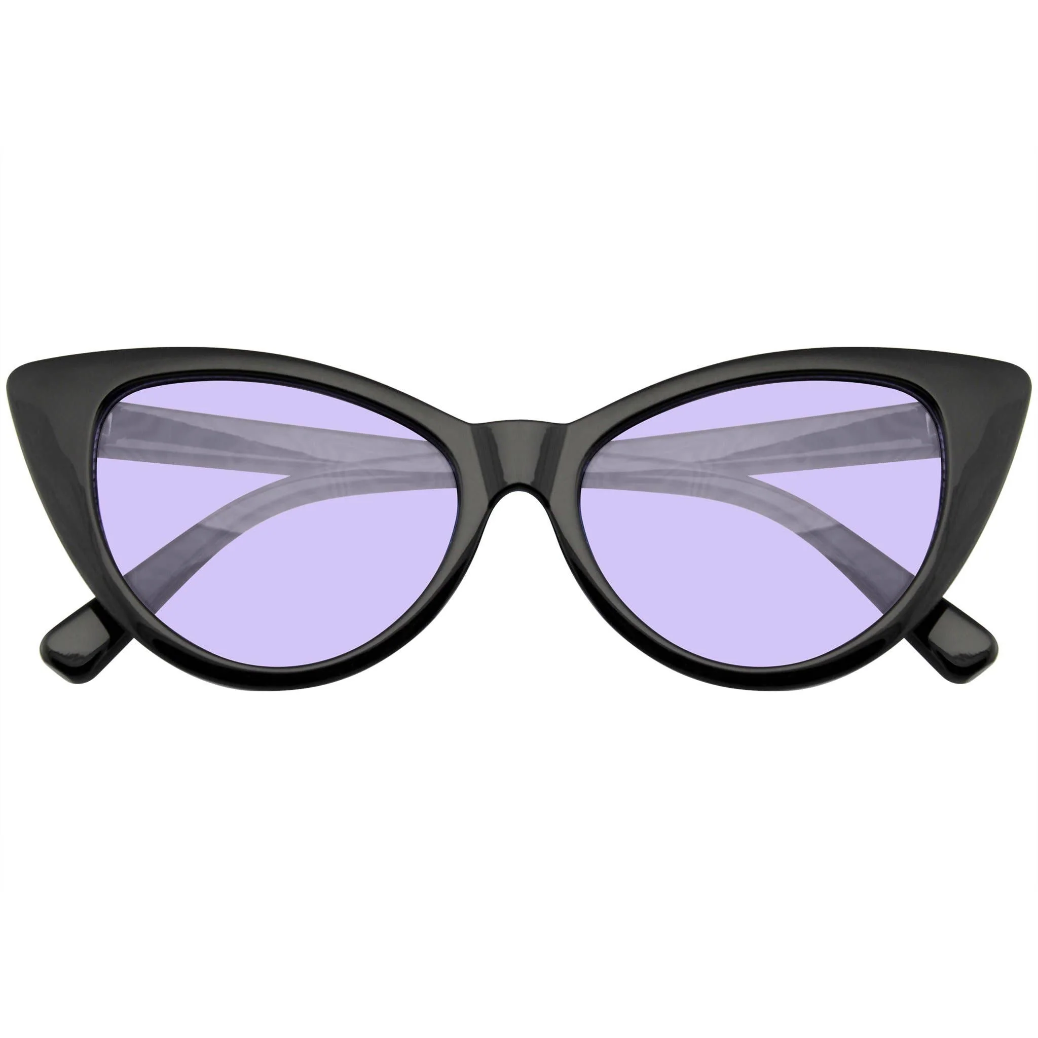 Retro 1990's Black Cat Eye Women's Sunglasses - Image 4