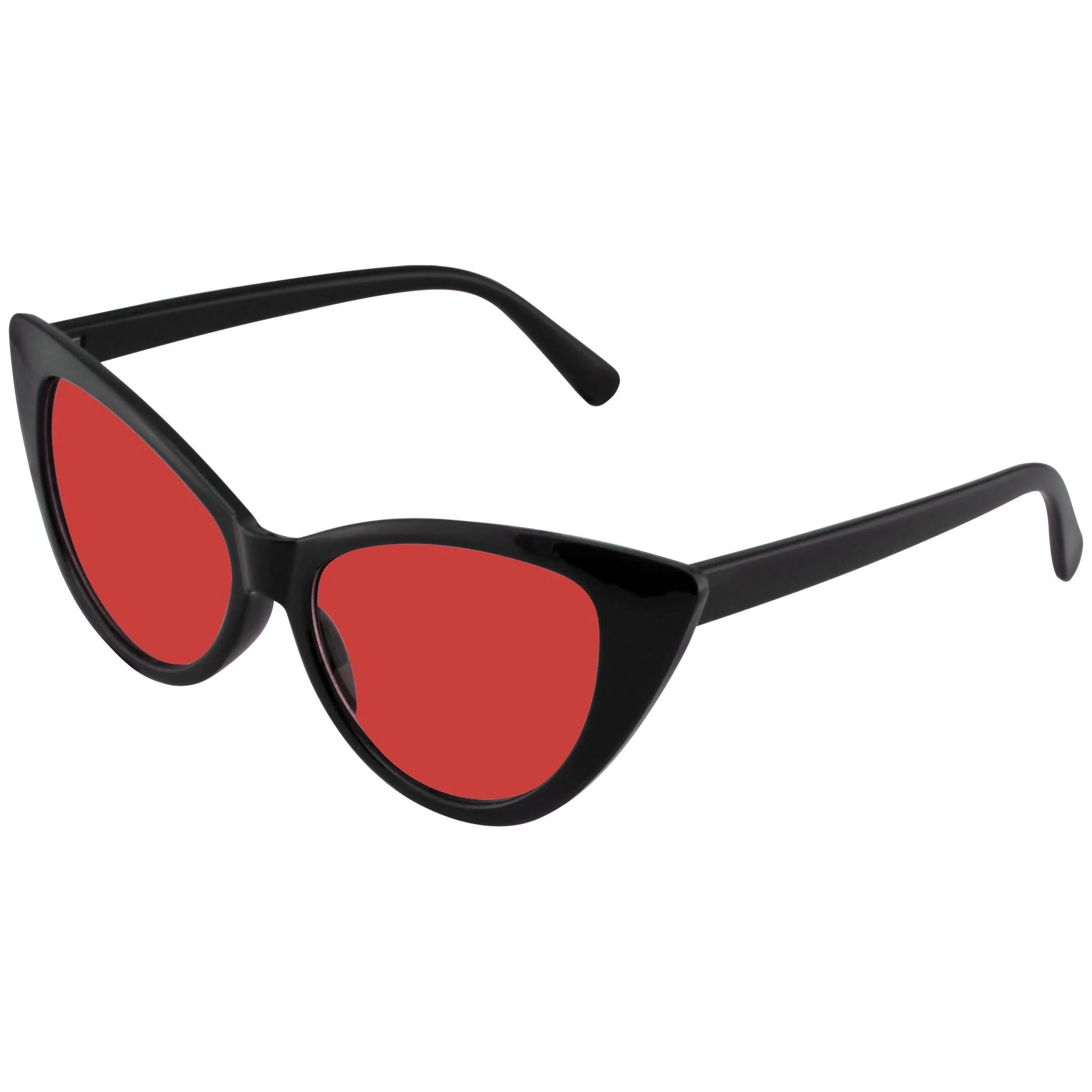 Retro 1990's Black Cat Eye Women's Sunglasses - Image 7