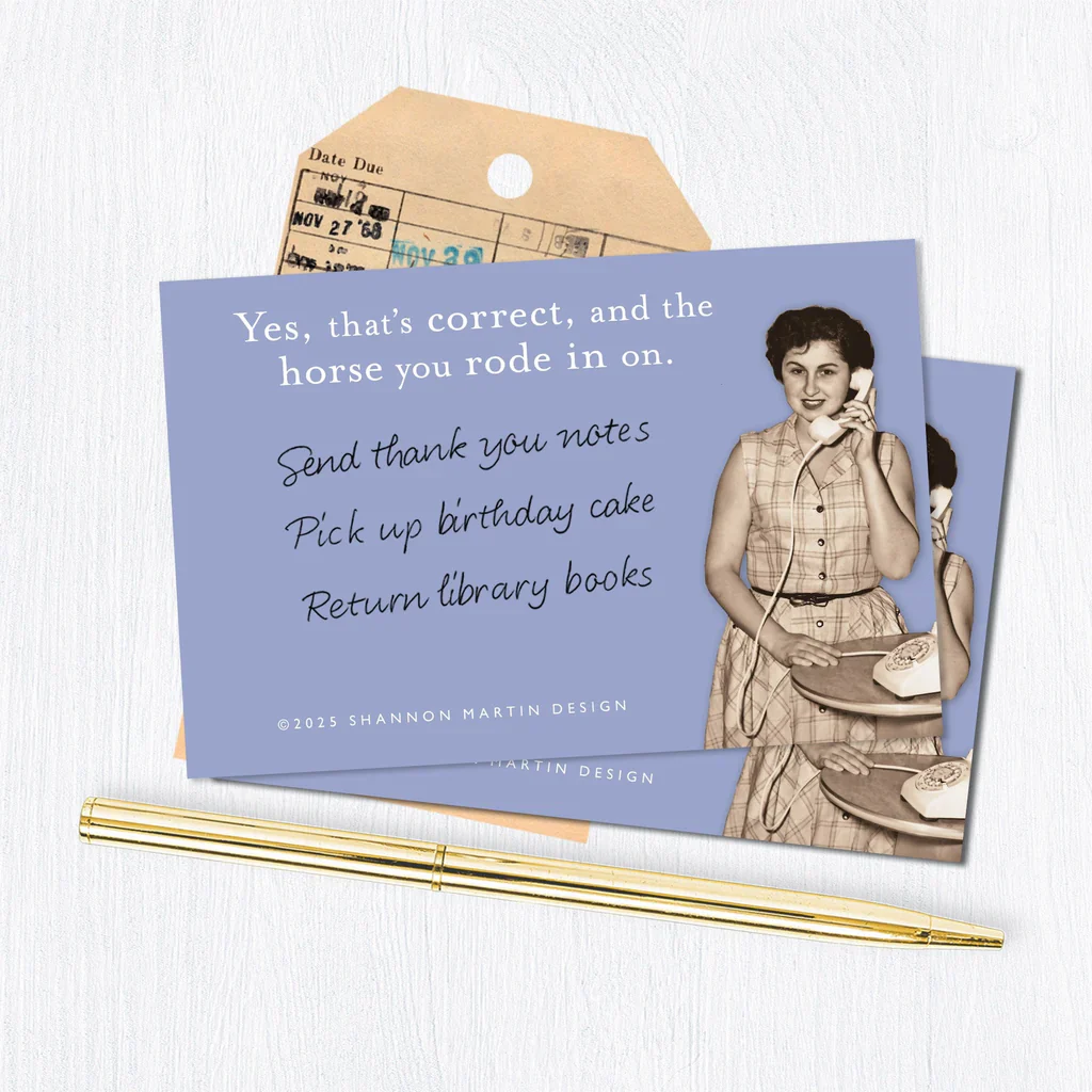 Retro Ladies Sticky Notes with Sassy Sayings - 15+ Options! - Image 66