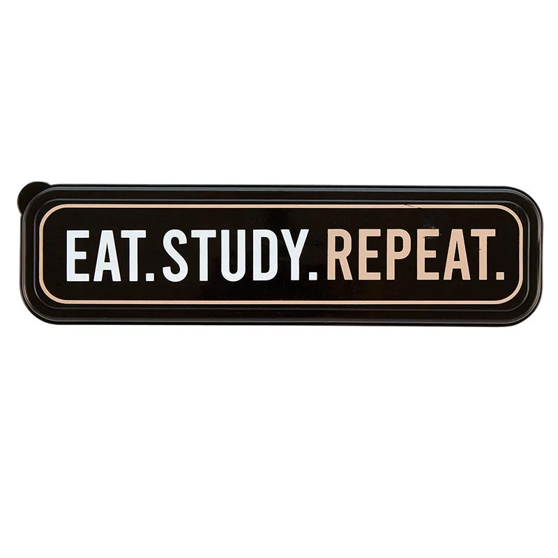 Eat.Study.Repeat Reusable Cutlery Set | 3 Piece with Storage Case - Image 3