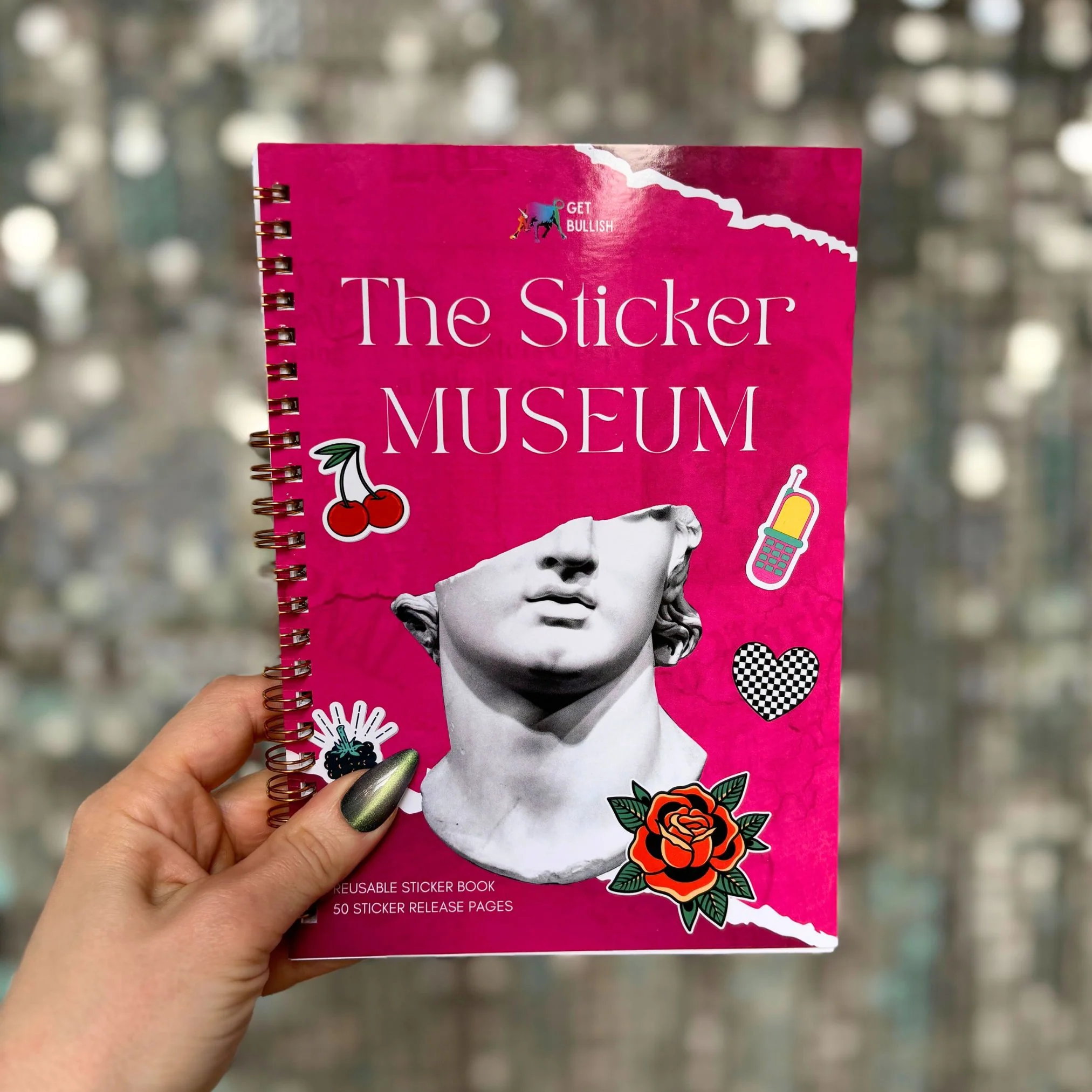 Reusable Sticker Storage Book | The Sticker Museum | 50 Blank Pages Silicone Coated Release Paper Album - Image 5