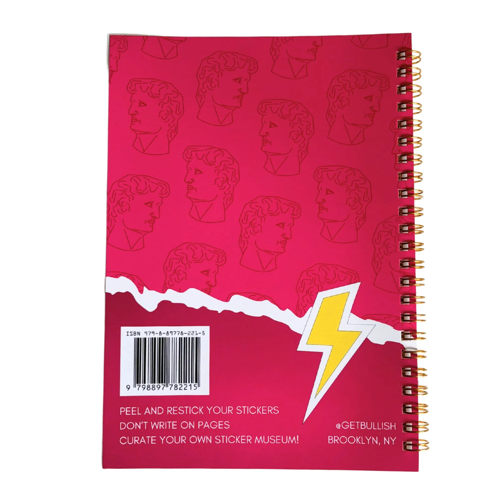 Reusable Sticker Storage Book | The Sticker Museum | 50 Blank Pages Silicone Coated Release Paper Album - Image 6