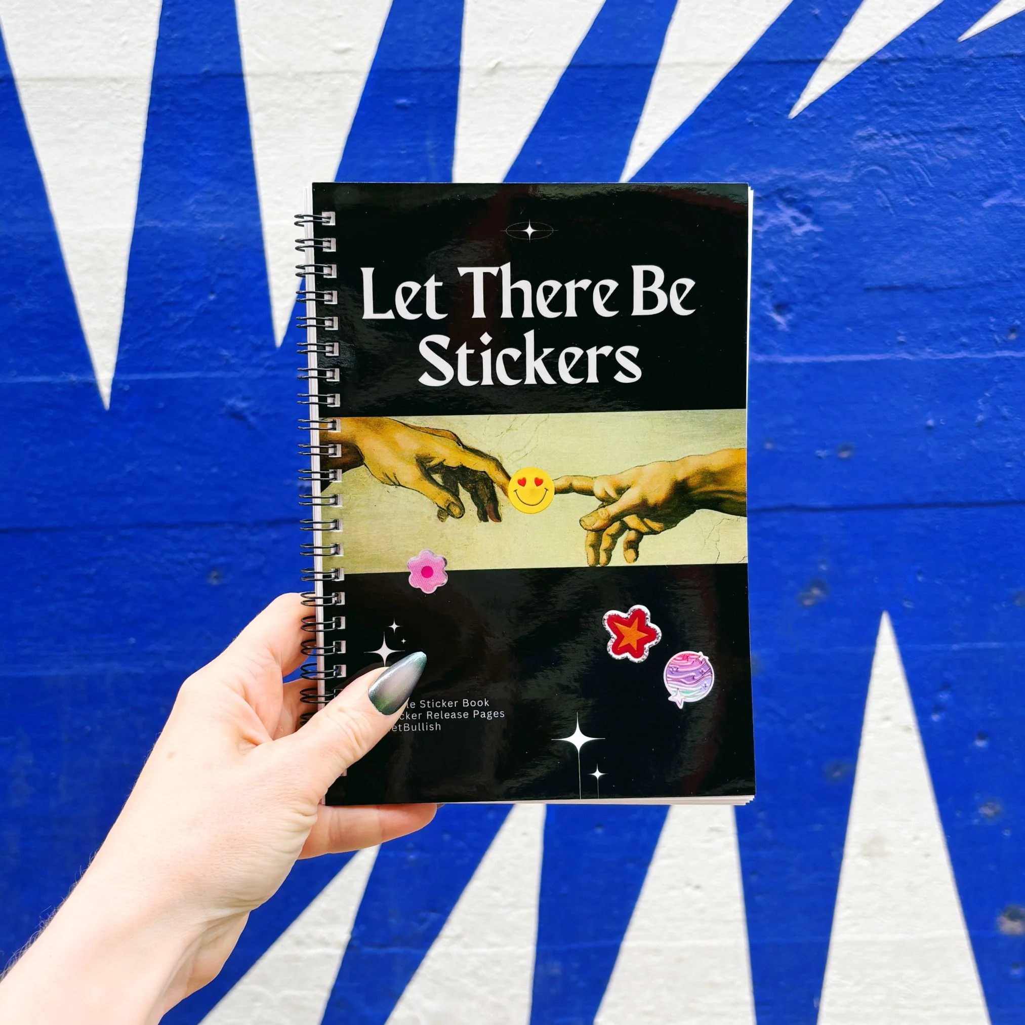 Reusable Sticker Storage Book | Let There Be Stickers | 50 Blank Pages Silicone Coated Release Paper Album - Image 4