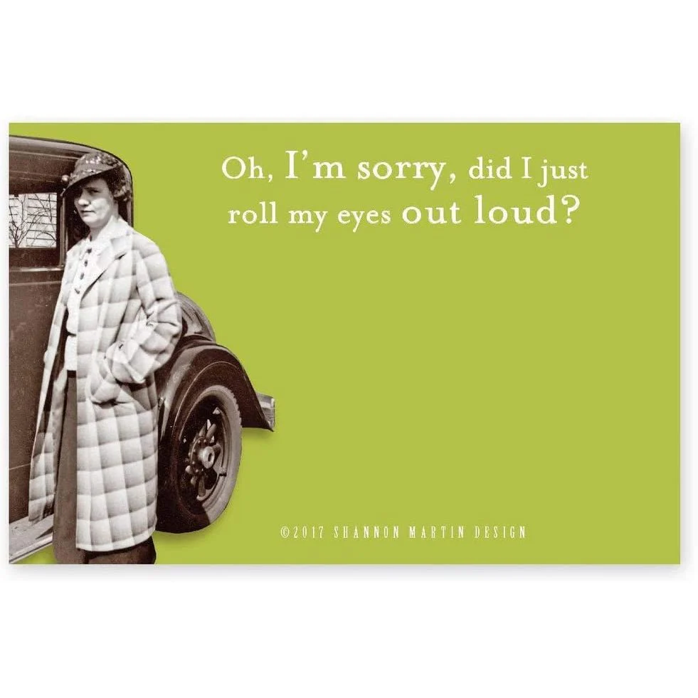 Roll My Eyes Out Loud, Don't Make Me Repeat Myself, Agree with You Sticky Notes Set Memo Pads Strong Adhesive | 2-7/8 x 4-3/8 inches | Pack of 3 - Image 2