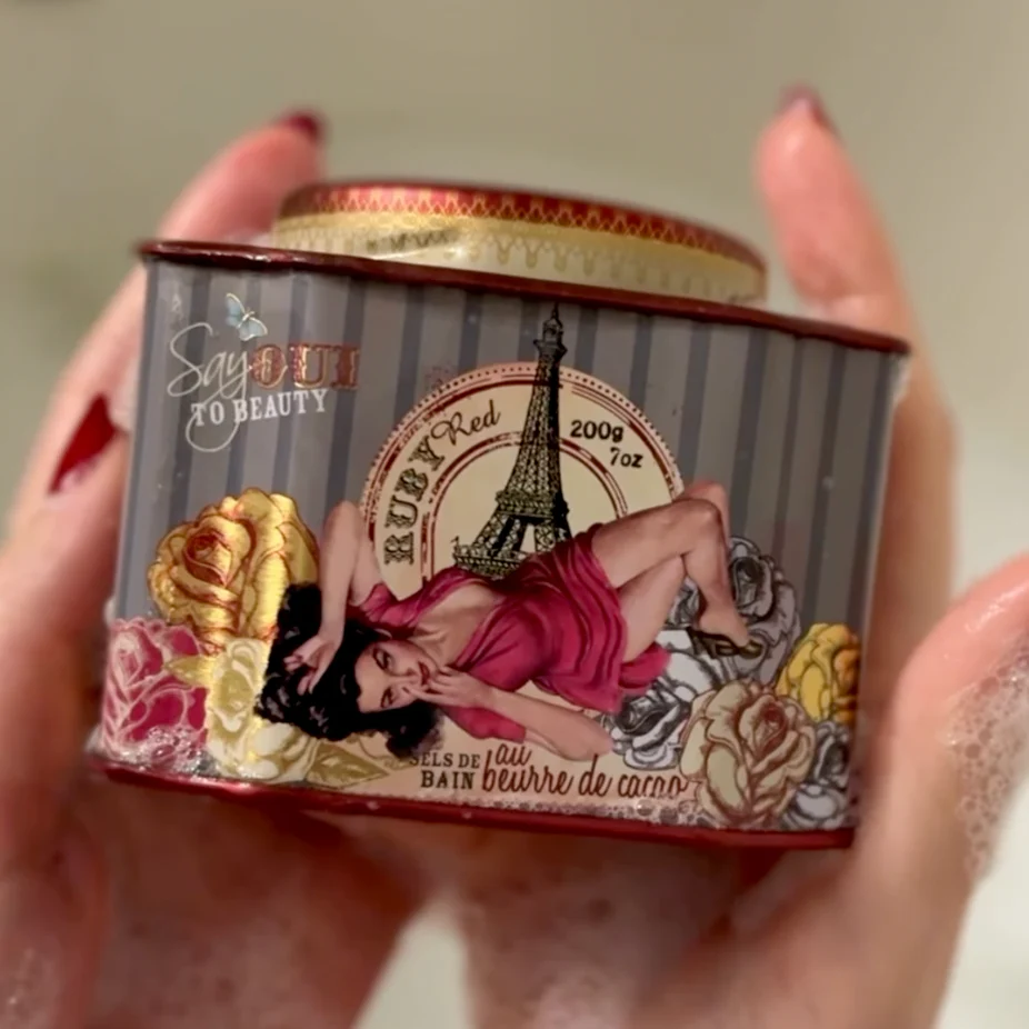 Ruby Red Bath Soak – Grapefruit Citrus Cocoa & Shea Butter Handmade | 200g - Image 5