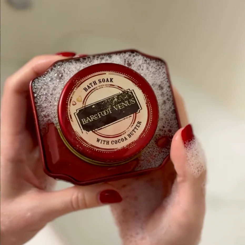 Ruby Red Bath Soak – Grapefruit Citrus Cocoa & Shea Butter Handmade | 200g - Image 6