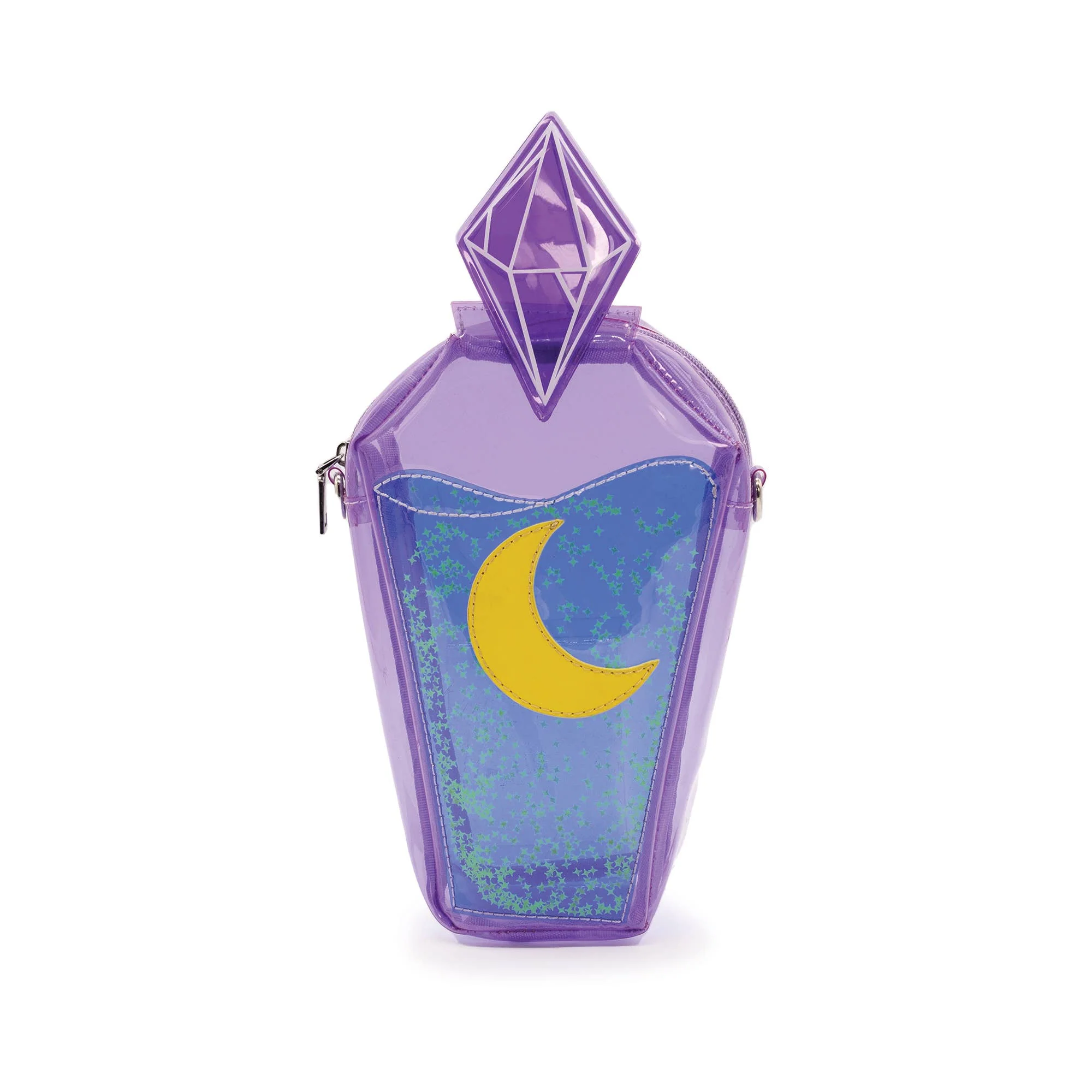 Glow in the Dark Potion Bottle Handbag | Semi-Transparent Adjustable Strap Purse Bag - Image 3