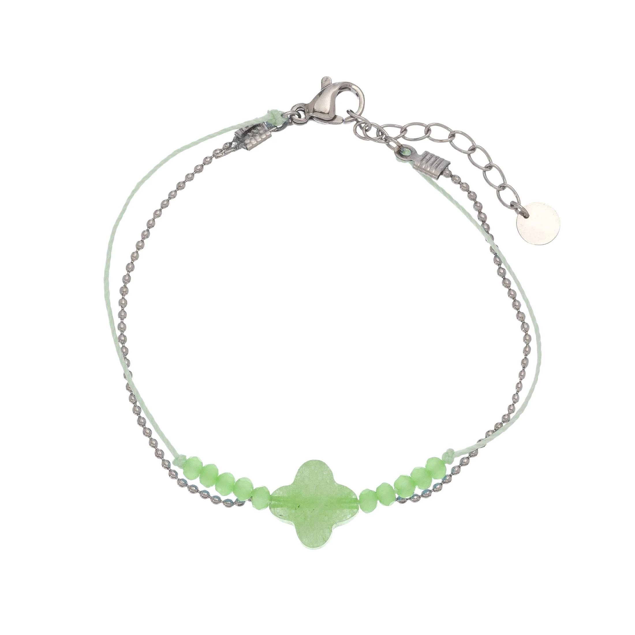 Sea Glass Anklet | Light Blue, Pink & Green Delicate Ankle Bracelet - Image 8