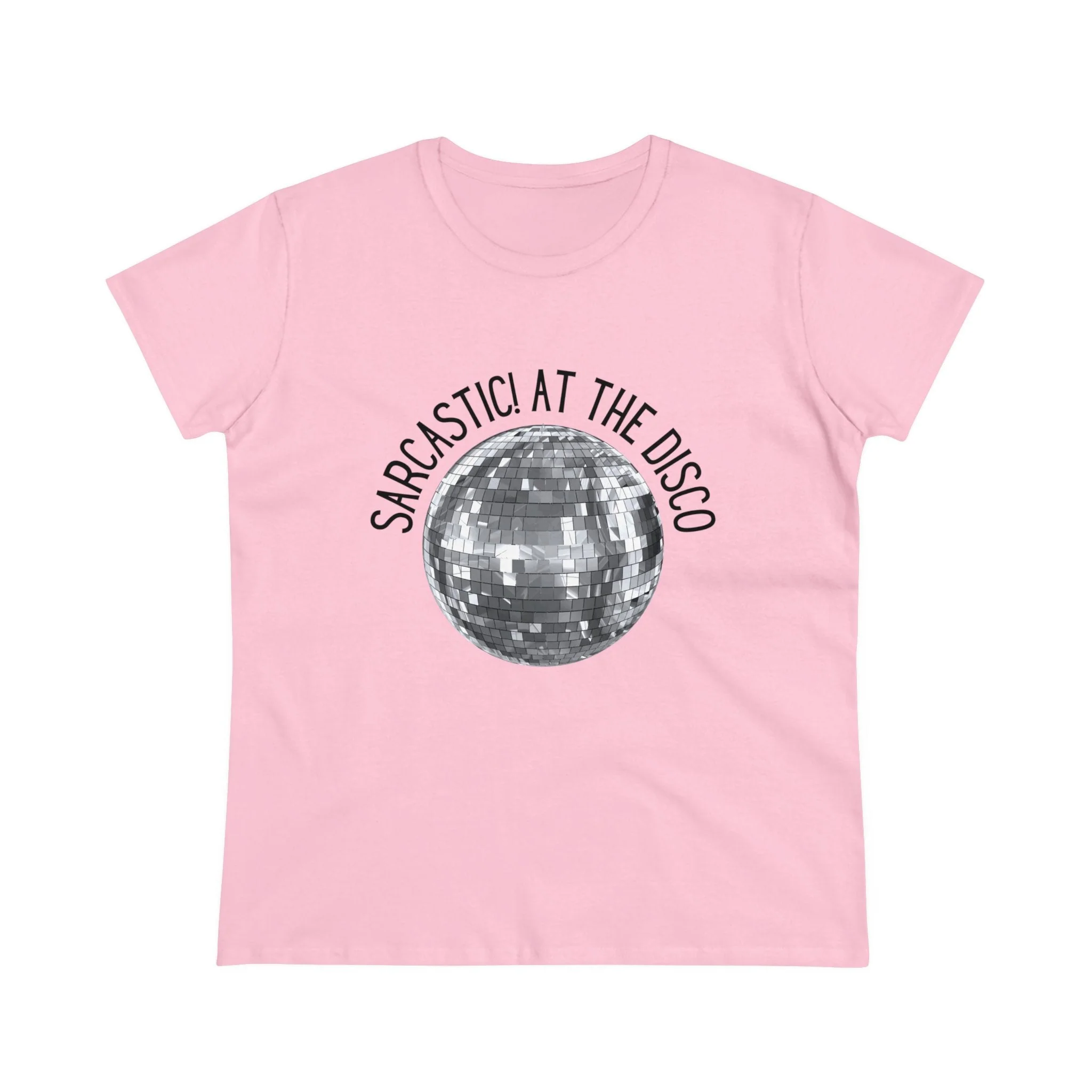 Sarcastic! at the Disco Women's Midweight Cotton Tee - Image 13