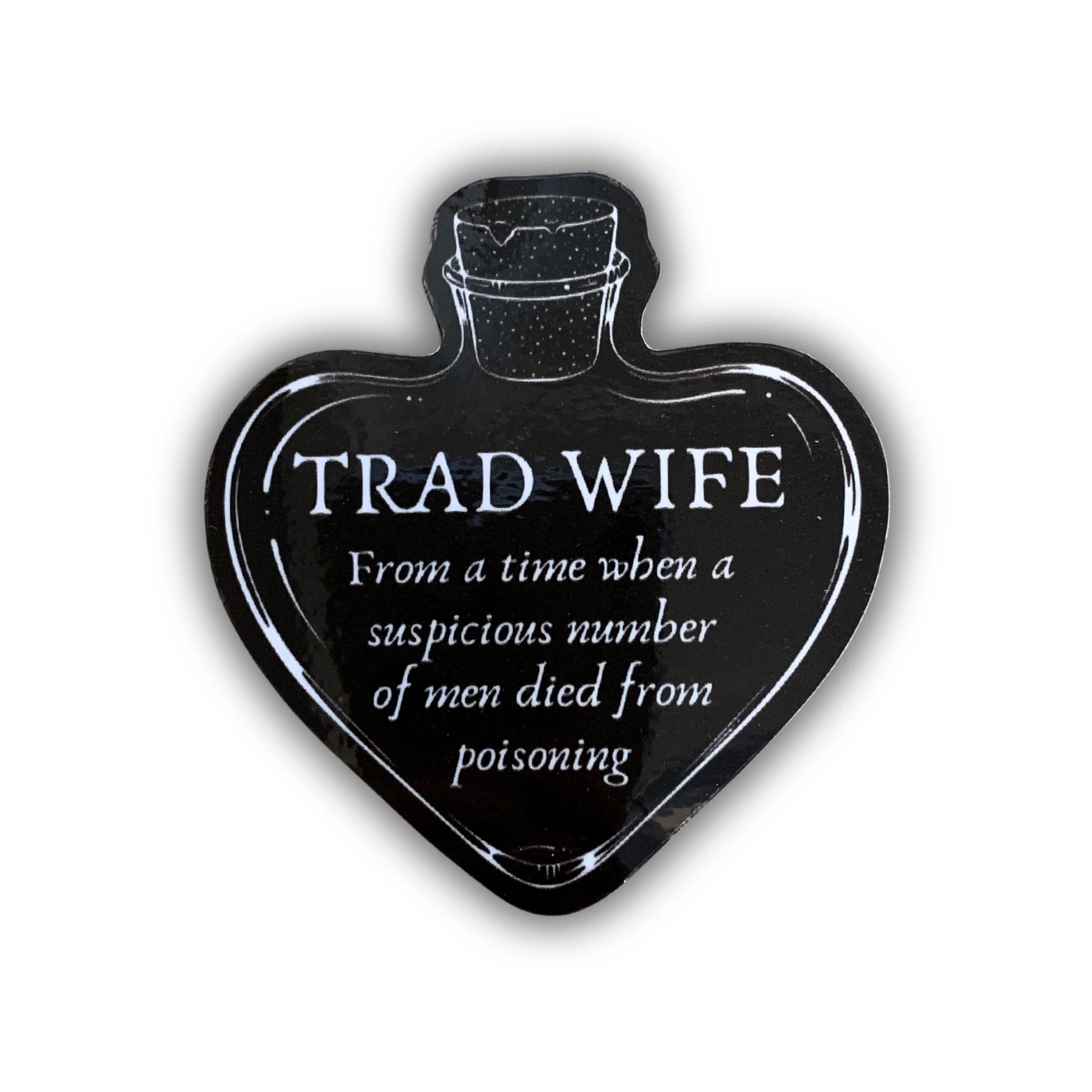 [SATIRE] Trad Wife Sticker | Vinyl Die Cut Decal - Image 2