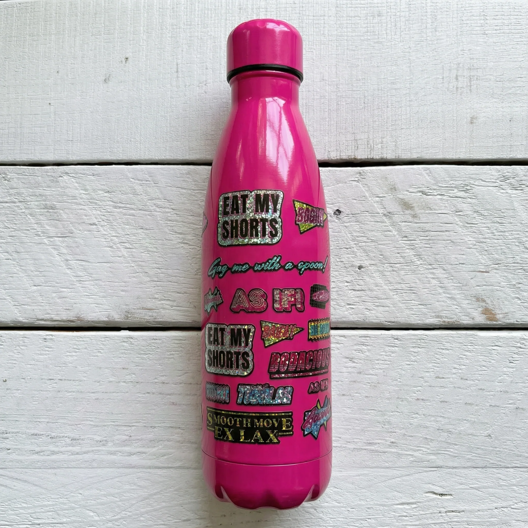 Say It 80's Style Glitter Stickers | Totally Tubular, Smooth Move Ex Lax, Eat My Shorts... - Image 4