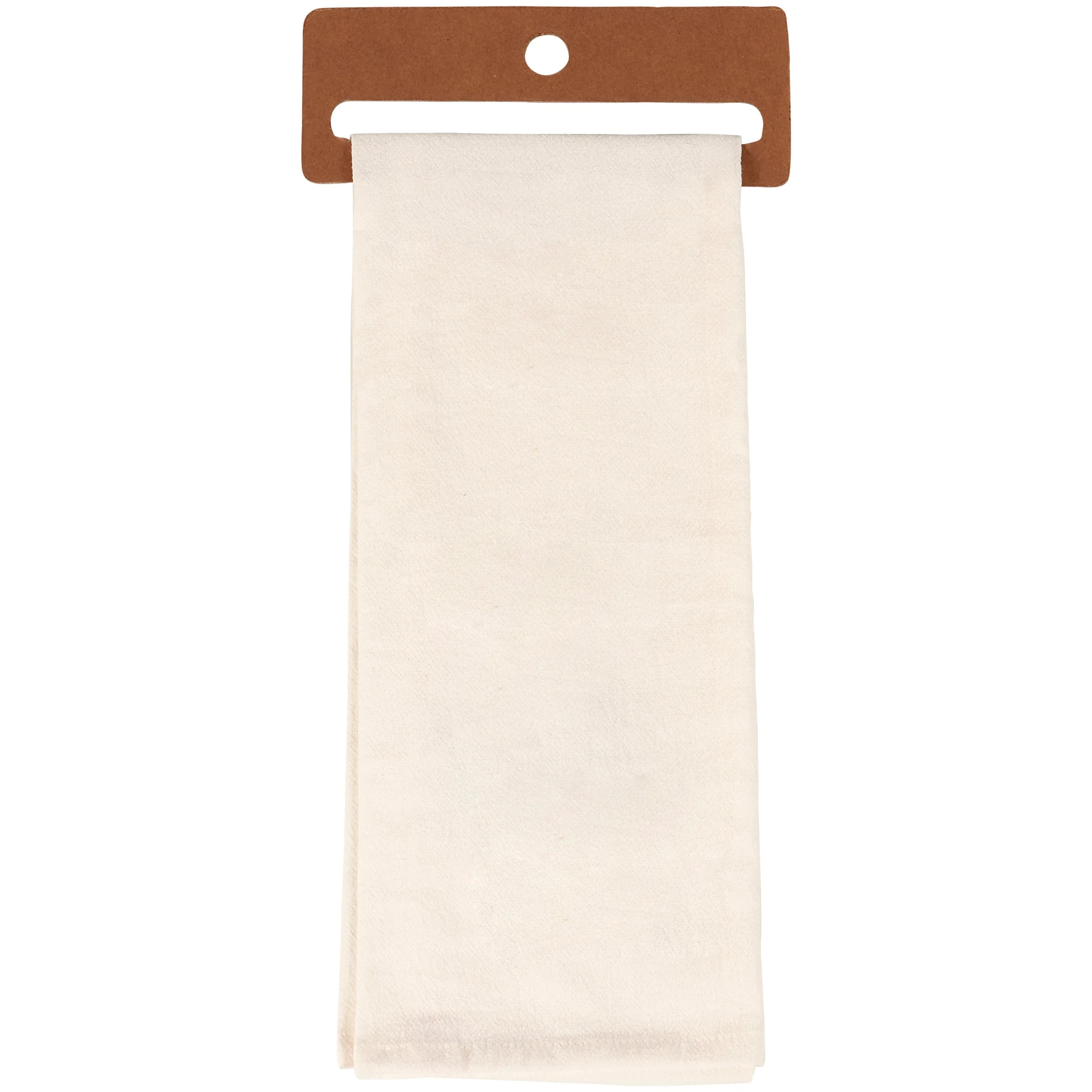 Scandi Style Folk Art "Do Small Things With Great Love" Hand Illustrated Kitchen Towel | Hangable, Absorbent 100% Cotton Tea Towel or Dish Cloth - Image 3