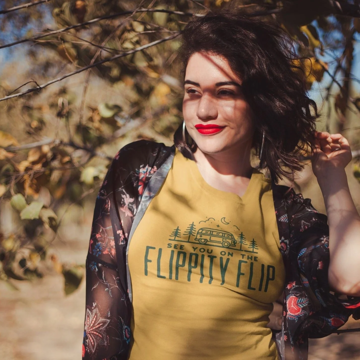 S-3X See You On The Flippity Flip Unisex T-Shirt Heather Mustard Size S-3XL | Smartass & Sass at GetBullish - Image 2