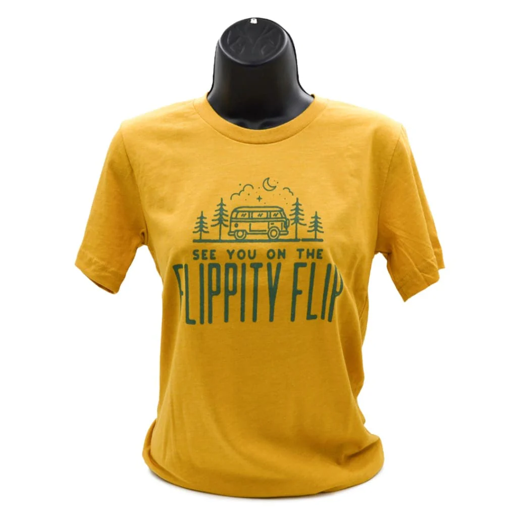 S-3X See You On The Flippity Flip Unisex T-Shirt Heather Mustard Size S-3XL | Smartass & Sass at GetBullish - Image 3
