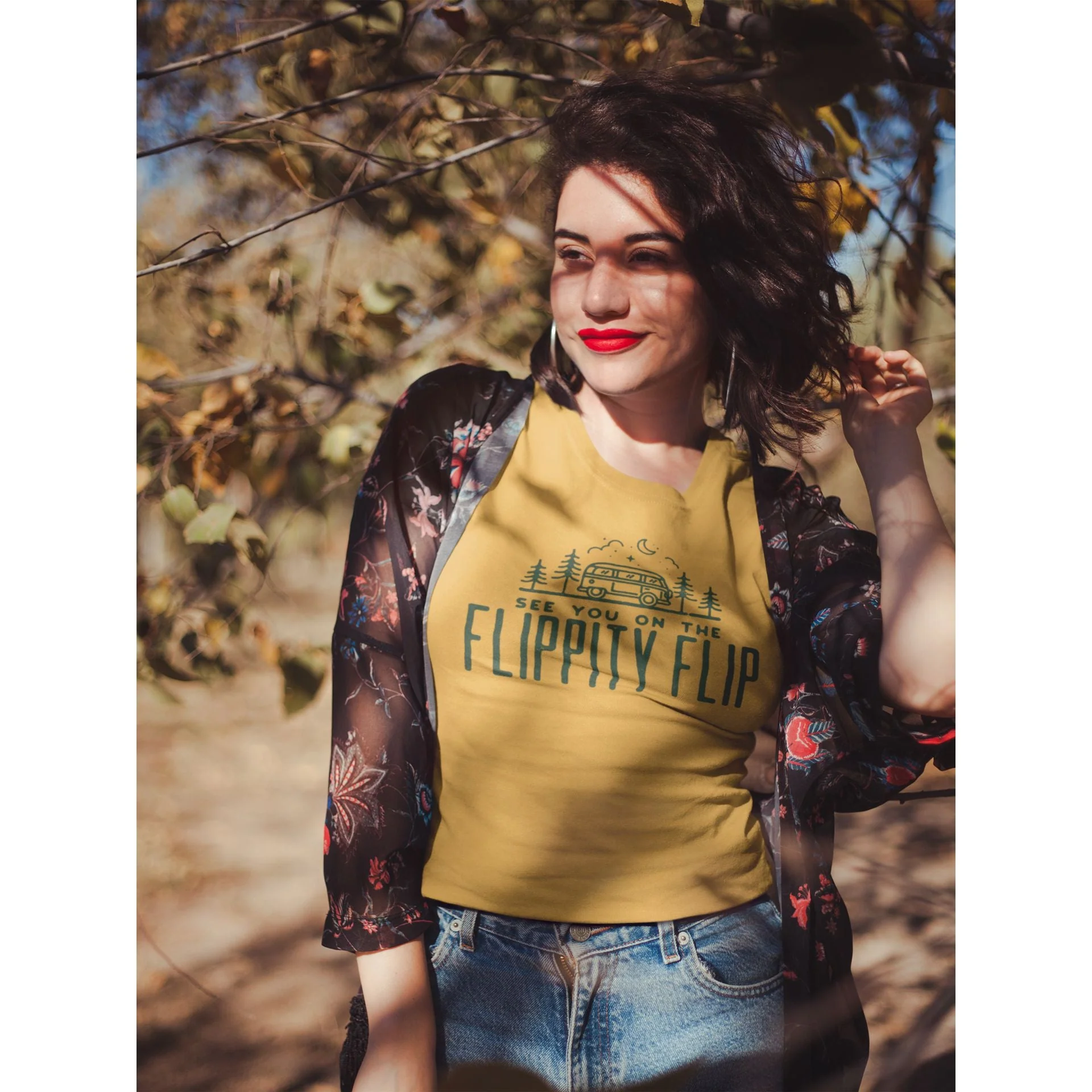 S-3X See You On The Flippity Flip Unisex T-Shirt Heather Mustard Size S-3XL | Smartass & Sass at GetBullish - Image 6