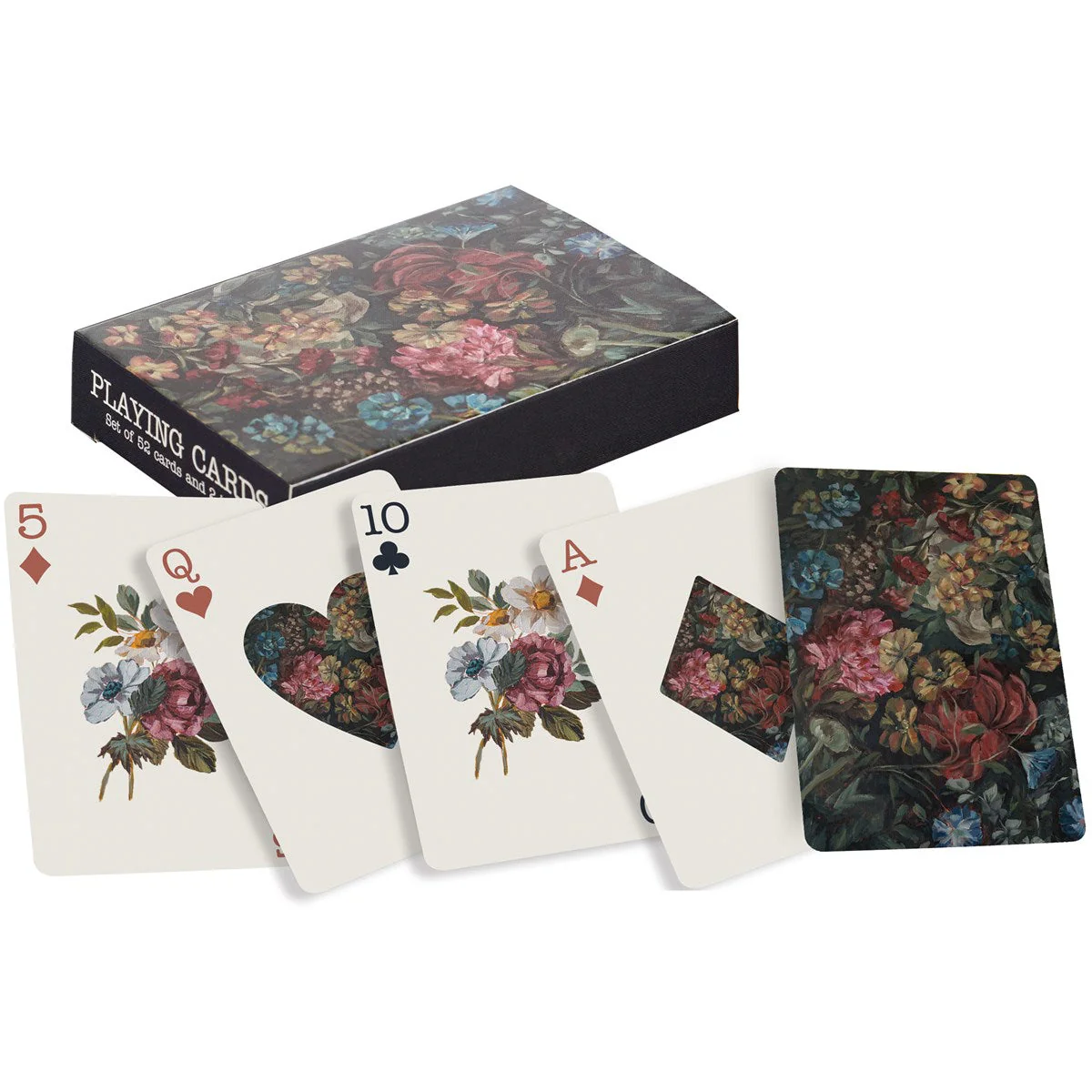 Moody Floral Playing Cards | Hand Painted Flowers Art Deck of Cards - Image 4