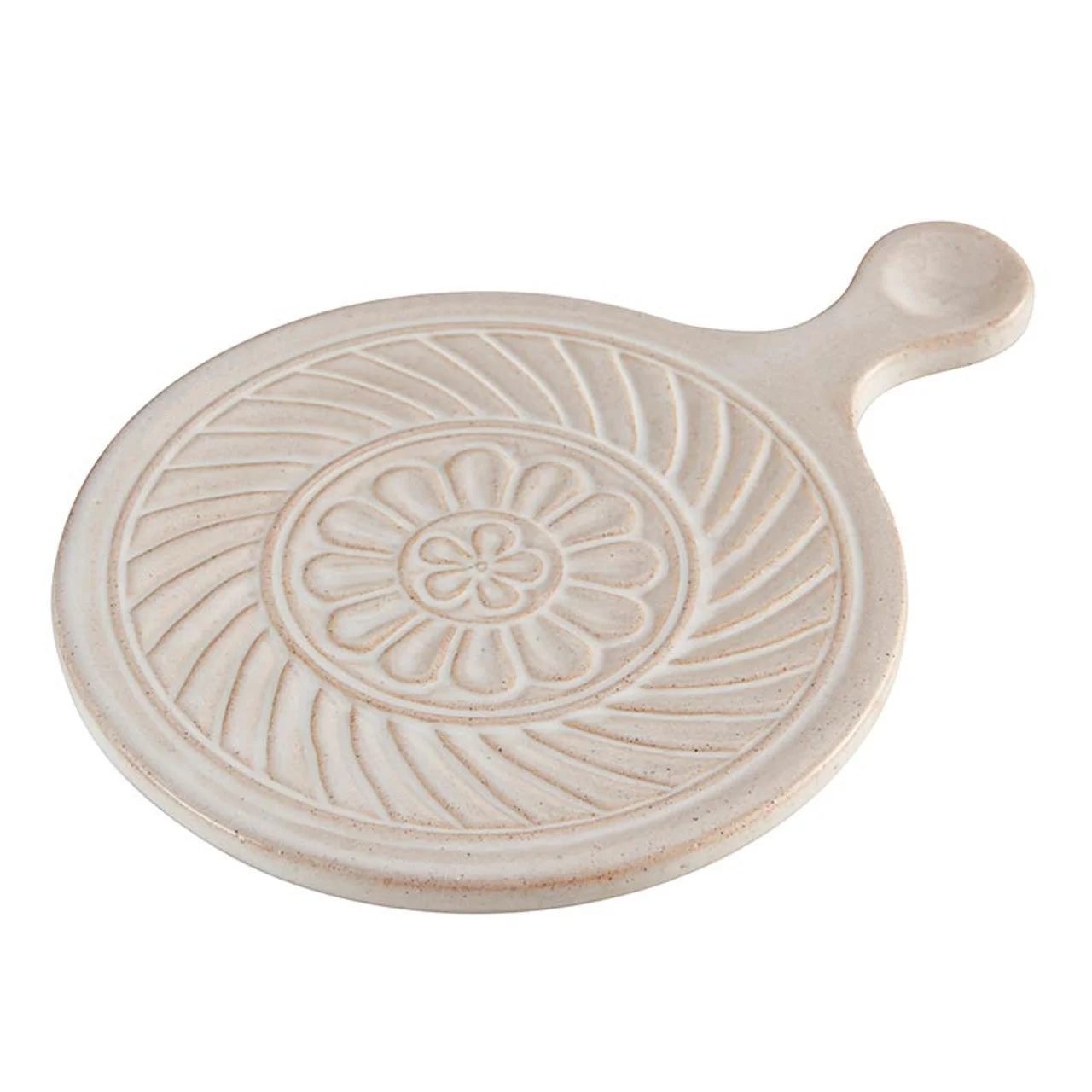 Set of 6 Mini Serving Trivets | Rustic Hot Dishes Ceramic Stand | 5" Diameter - Image 3