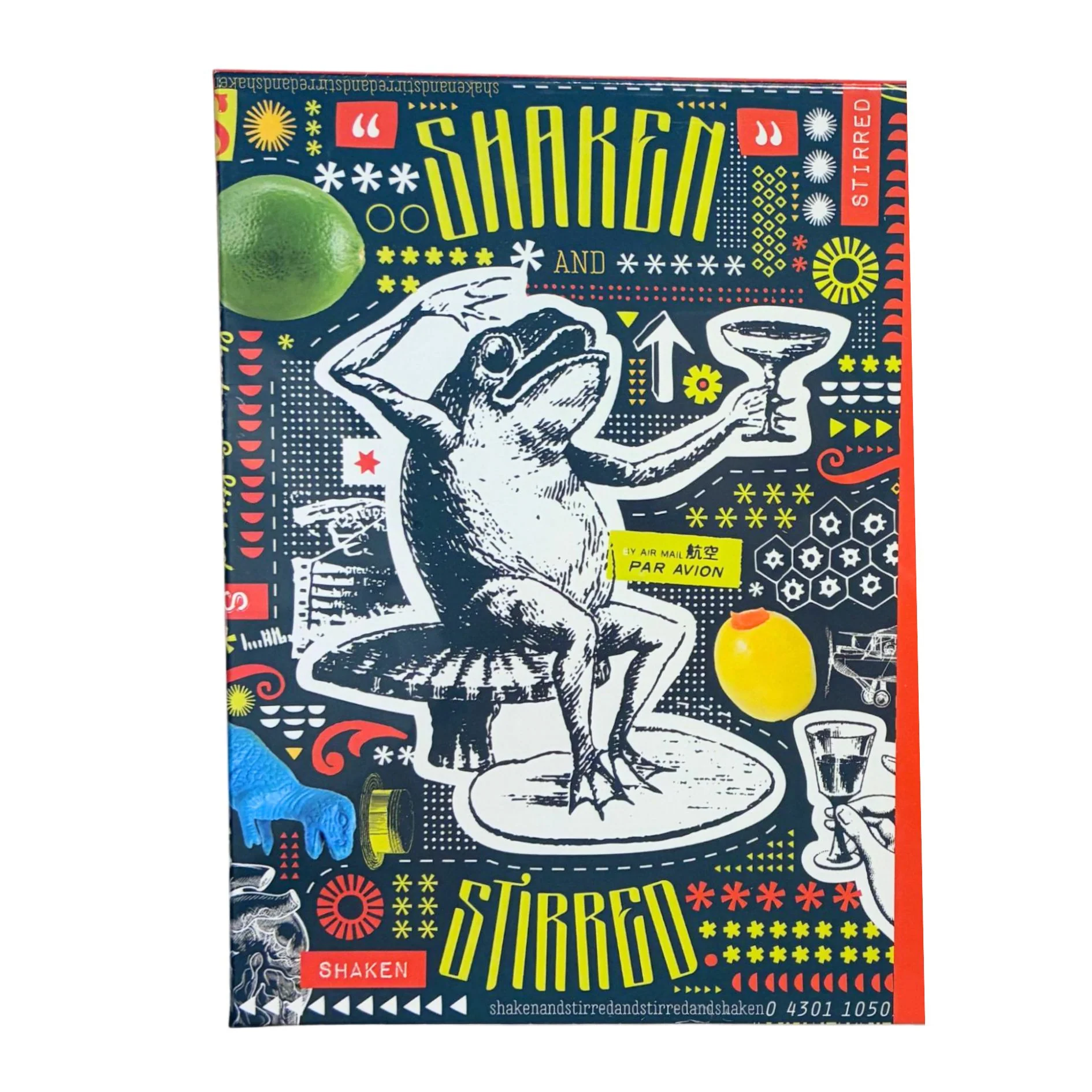 Shaken & Stirred Puzzle | Frog with Cocktail Vertical Jigsaw Puzzle | 500 Pieces - Image 3