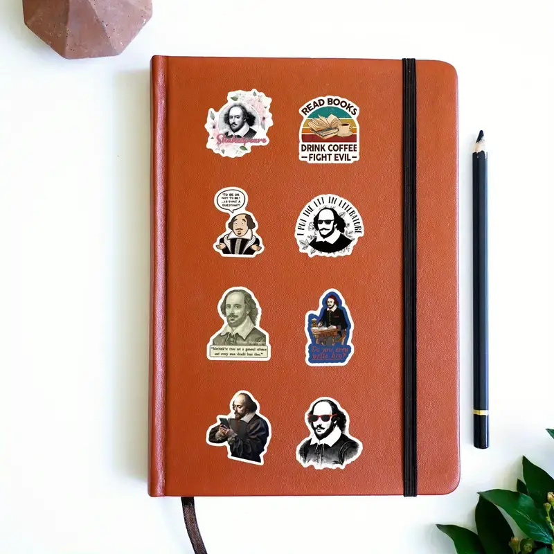 Shakespeare-Themed Sticker Pack | 20 Assorted Literary Decor Collection - Image 2