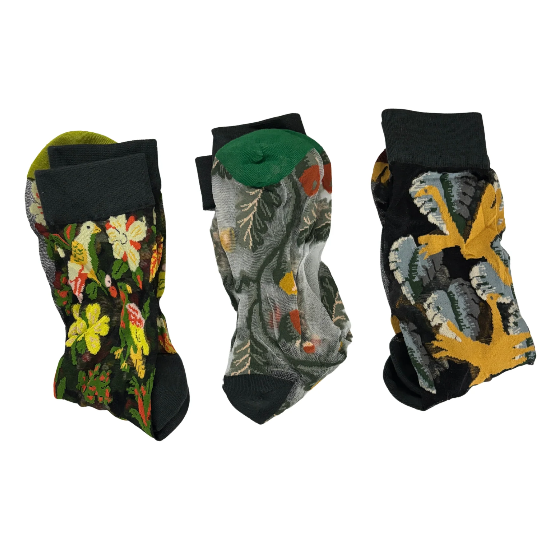 Sheer Plant Lover Socks in 8 Nature-Inspired Styles [Fits Size 5-9] - Image 16