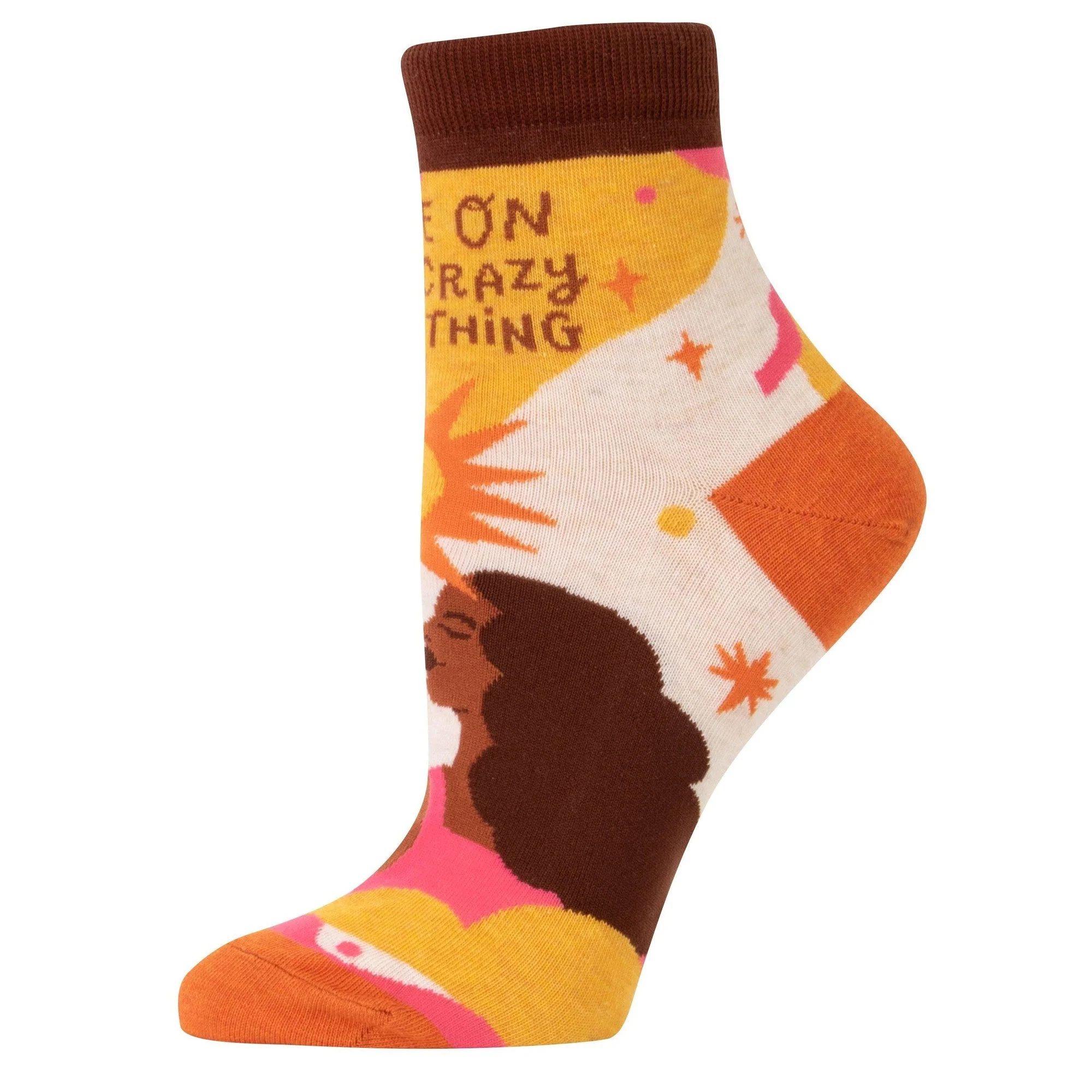 Shine On You Crazy Shiny Thing Women's Ankle Socks | BlueQ at GetBullish - Image 2