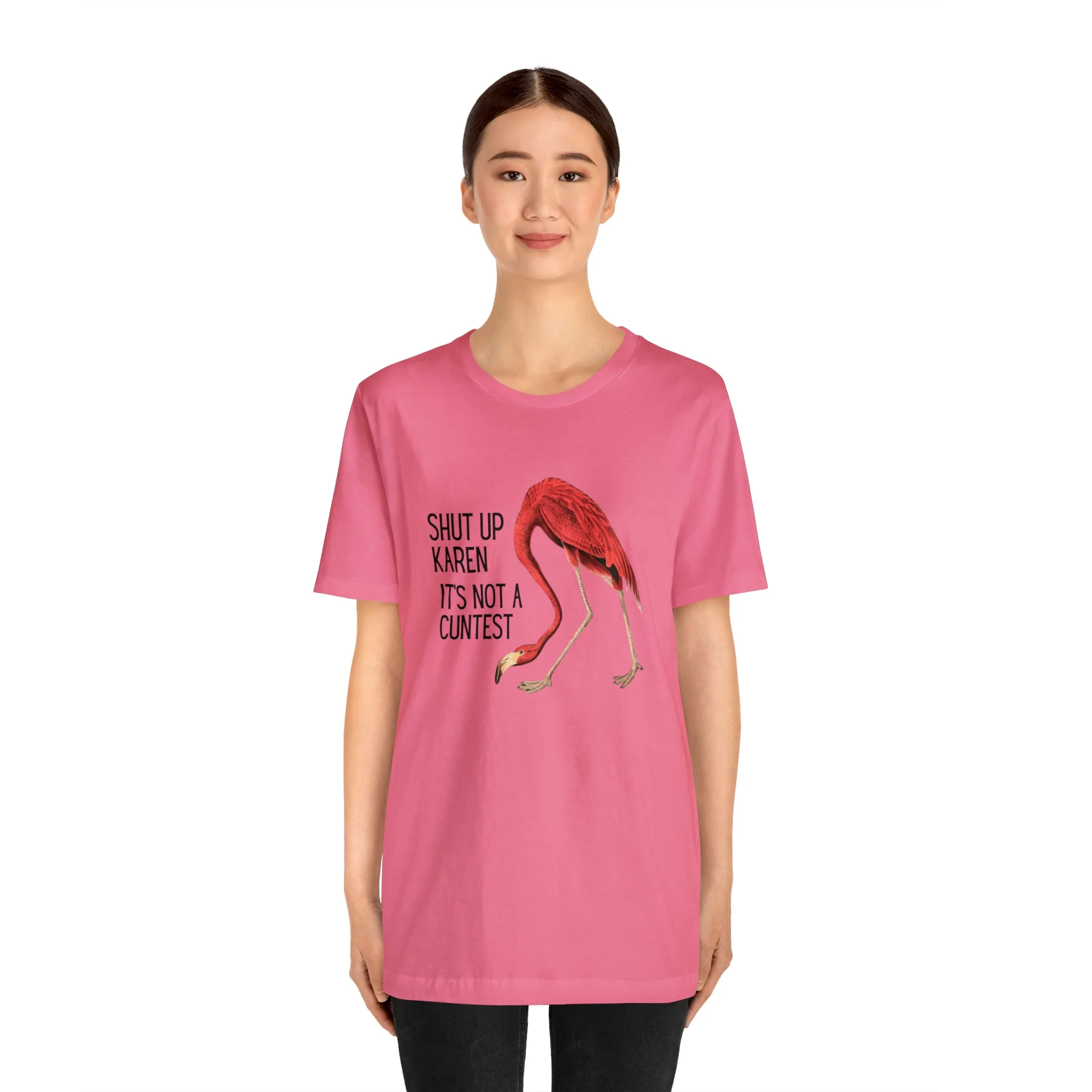 Shut Up Karen It's Not A C*ntest Jersey Short Sleeve Tee [Multiple Color Options] - Image 11