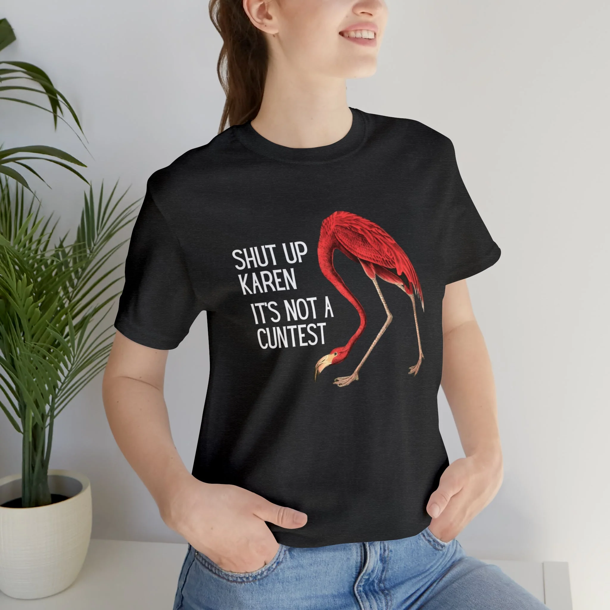 Shut Up Karen It's Not A C*ntest Jersey Short Sleeve Tee [Multiple Color Options] - Image 3
