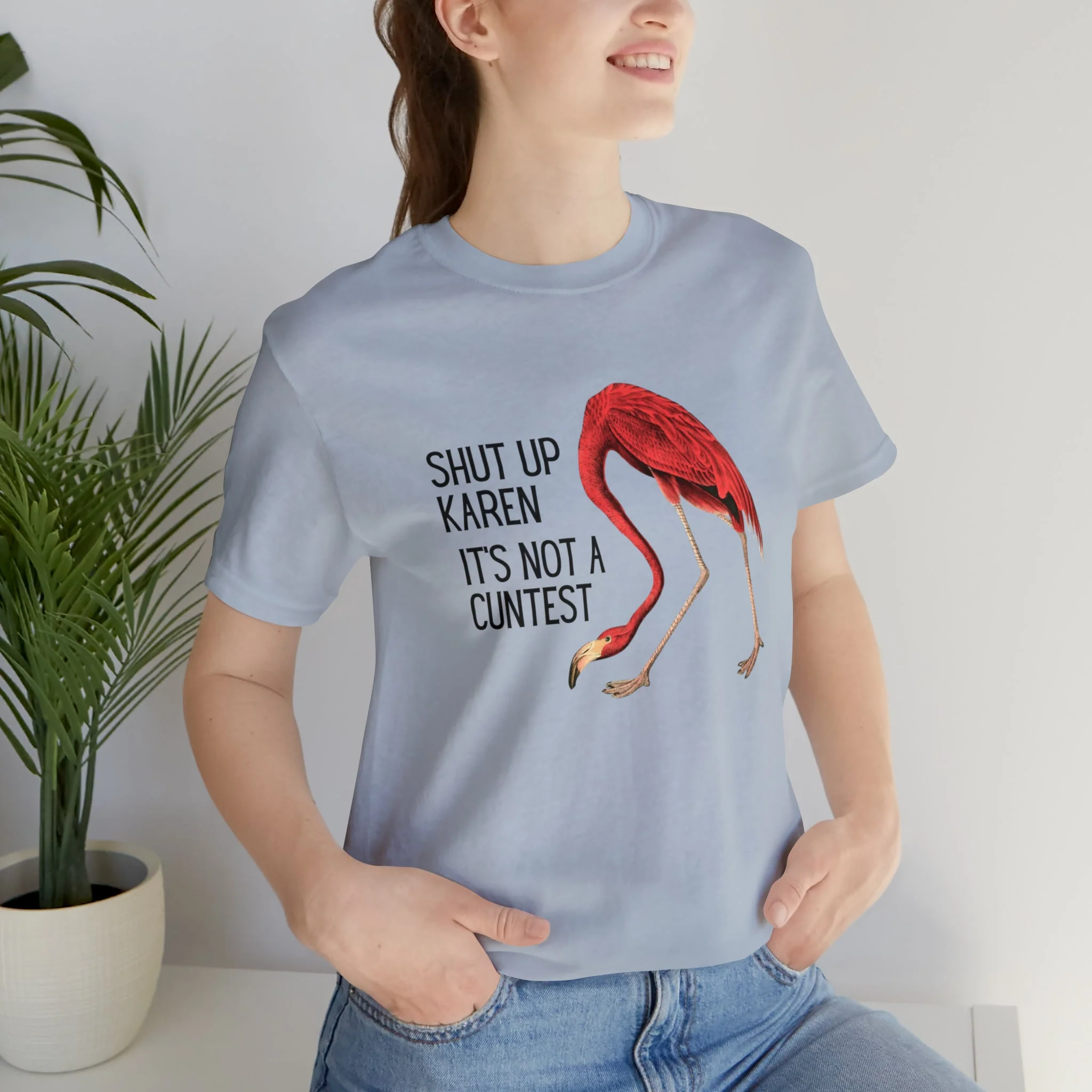 Shut Up Karen It's Not A C*ntest Jersey Short Sleeve Tee [Multiple Color Options] - Image 4
