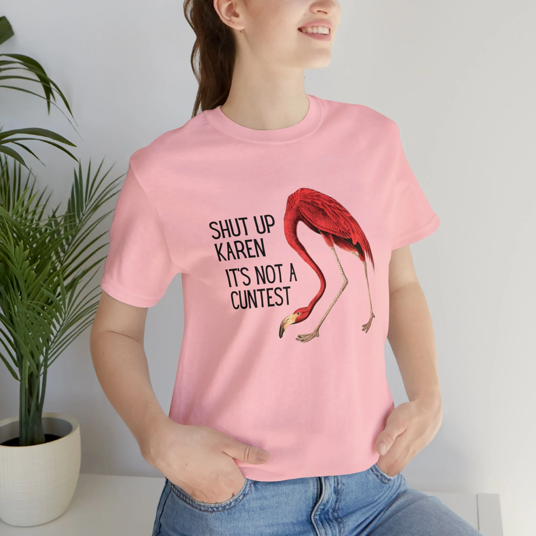 Shut Up Karen It's Not A C*ntest Jersey Short Sleeve Tee [Multiple Color Options] - Image 6