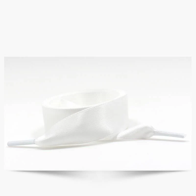Silk Satin Ribbon Bow Pair Shoe Laces [Available in 4 Colors] - Image 4