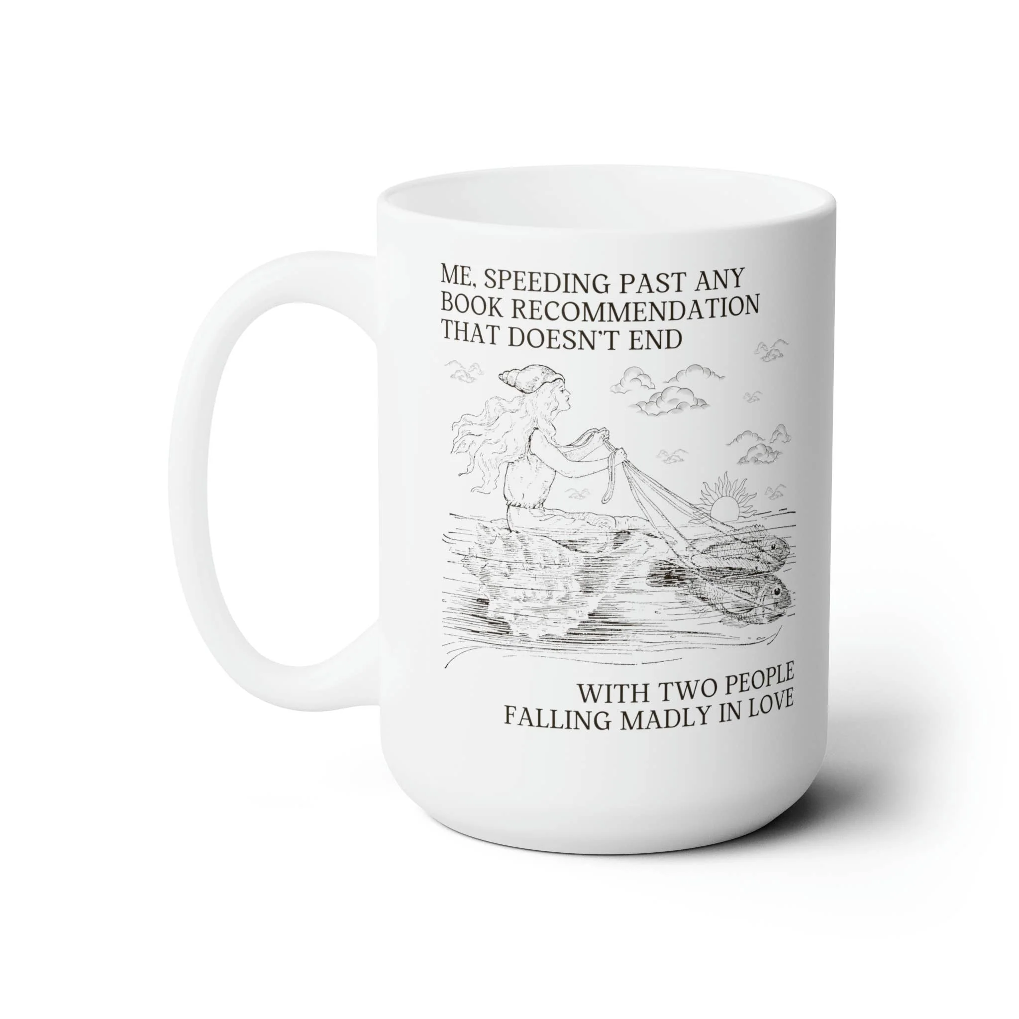 Romance Novel Mug | 15 oz. Silly Bookish Coffee Mug for Romance Reader - Image 3