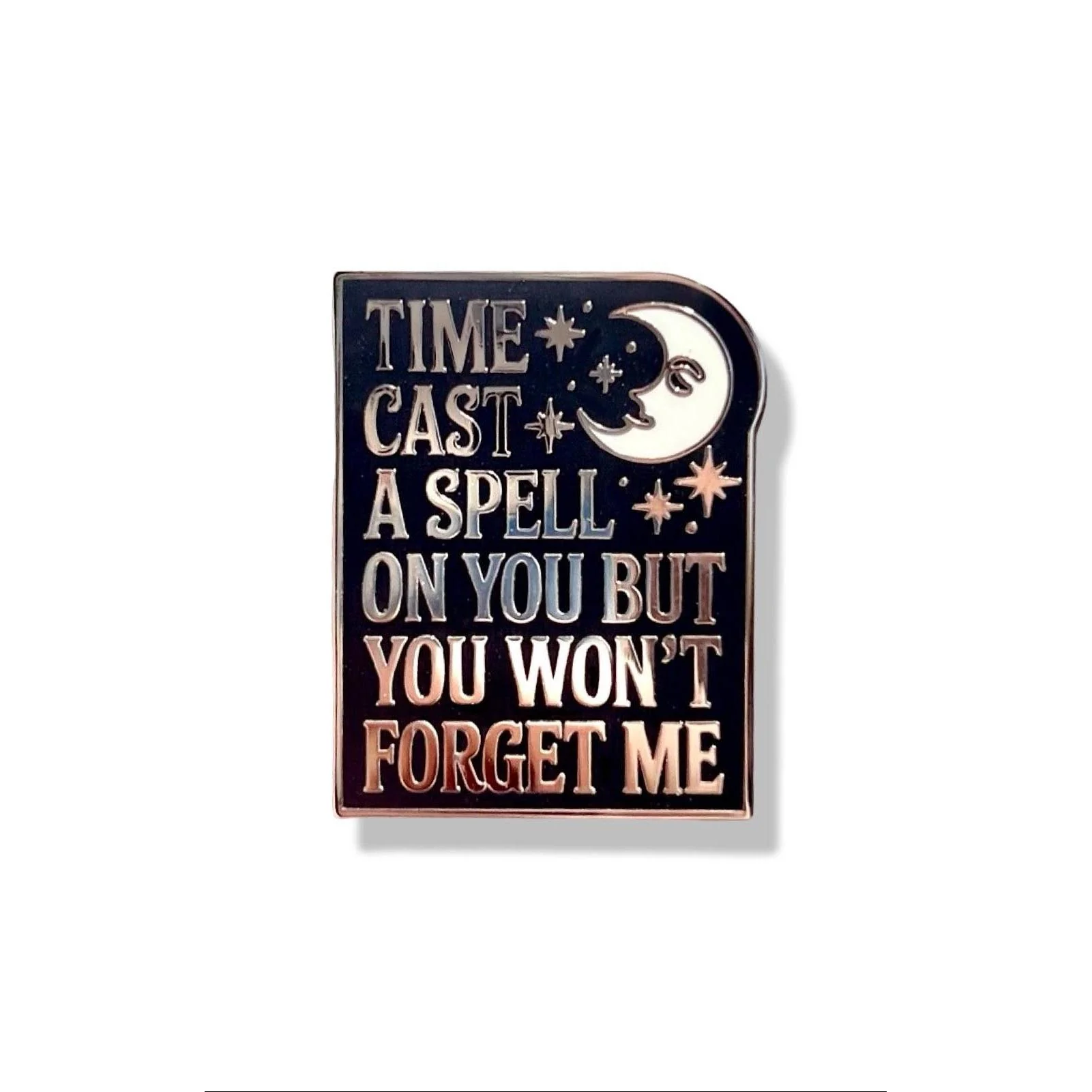 Time Cast A Spell On You But You Won’t Forget Me Silver Springs Fleetwood Mac Enamel Pin | Stevie Nicks Inspired Brooch - Image 2