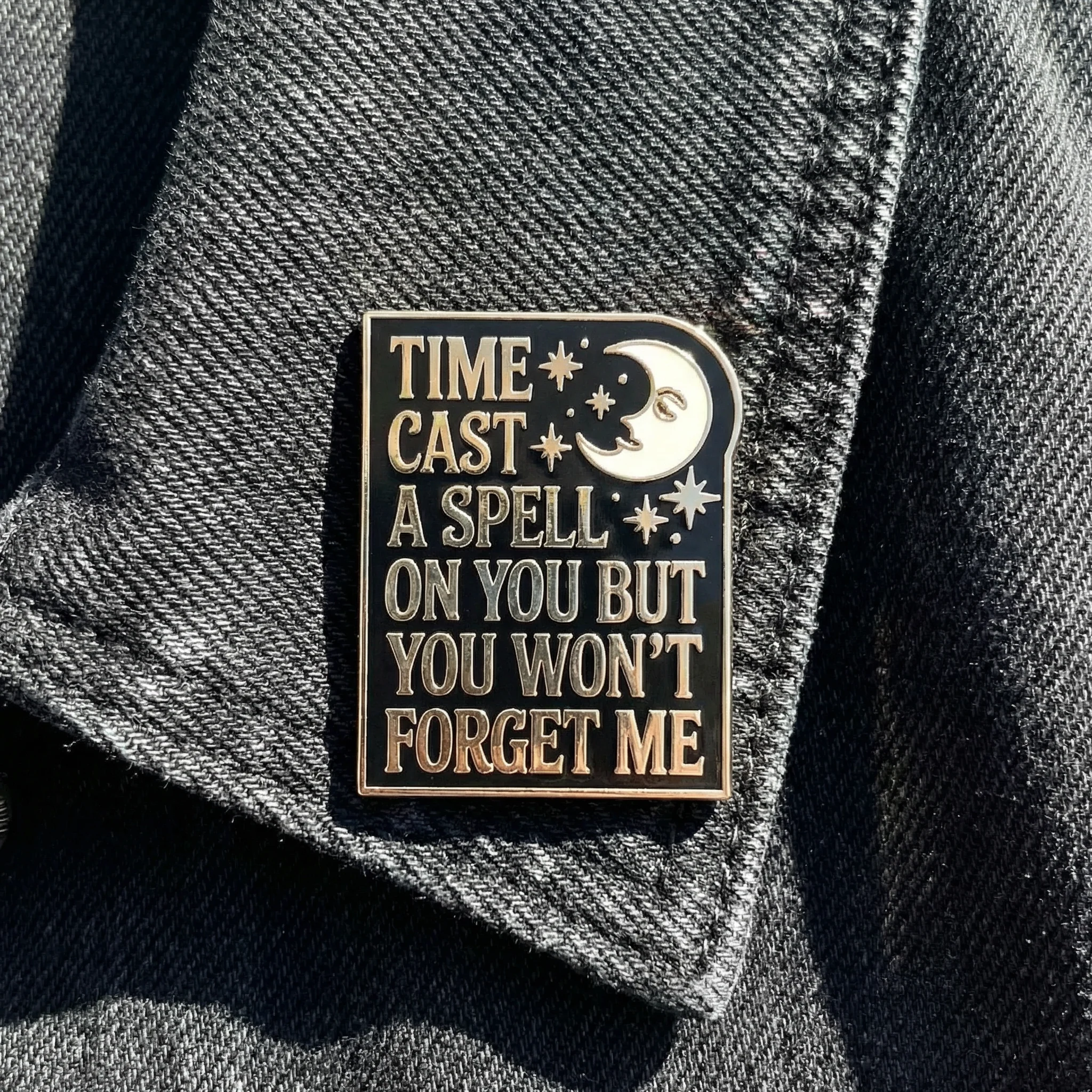 Time Cast A Spell On You But You Won’t Forget Me Silver Springs Fleetwood Mac Enamel Pin | Stevie Nicks Inspired Brooch - Image 3